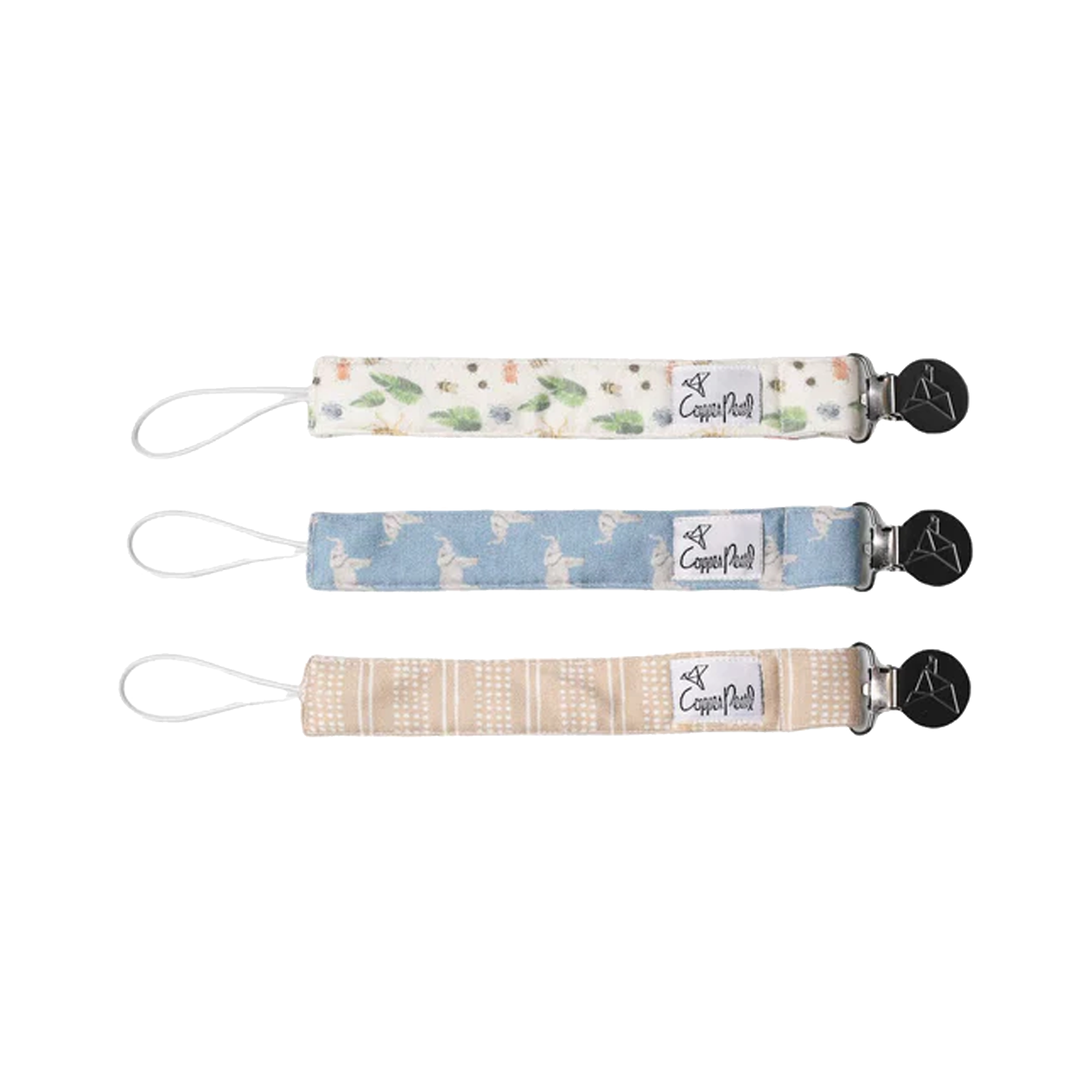 COPPER PEARL Pacifier Clips - Peanut