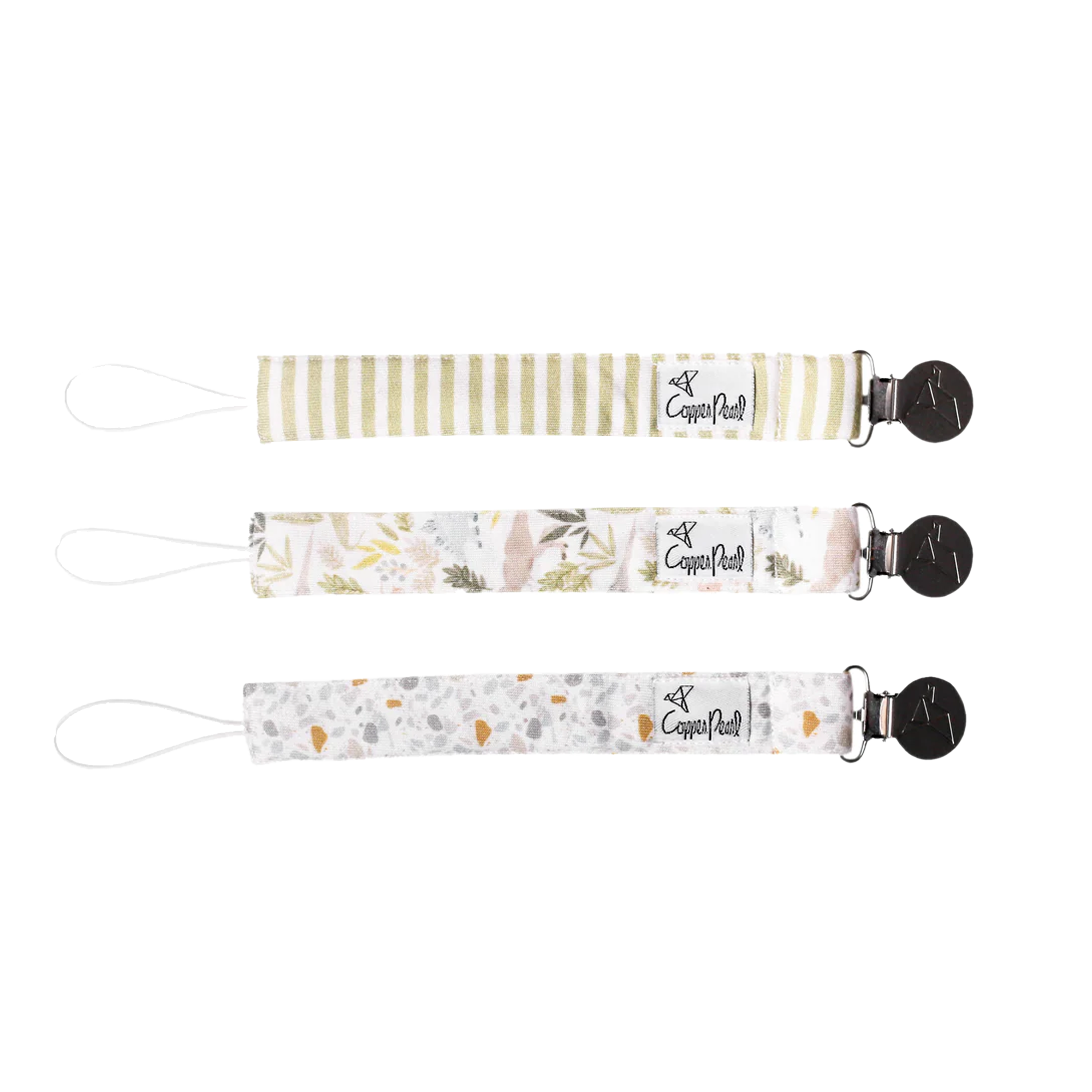 COPPER PEARL Pacifier Clips - Rex