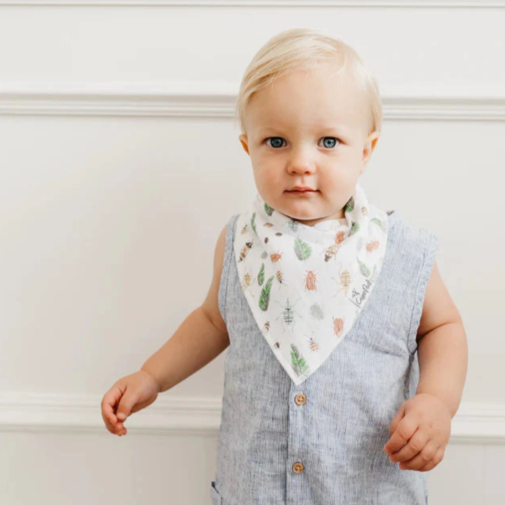 COPPER PEARL Bandana Bibs - Peanut