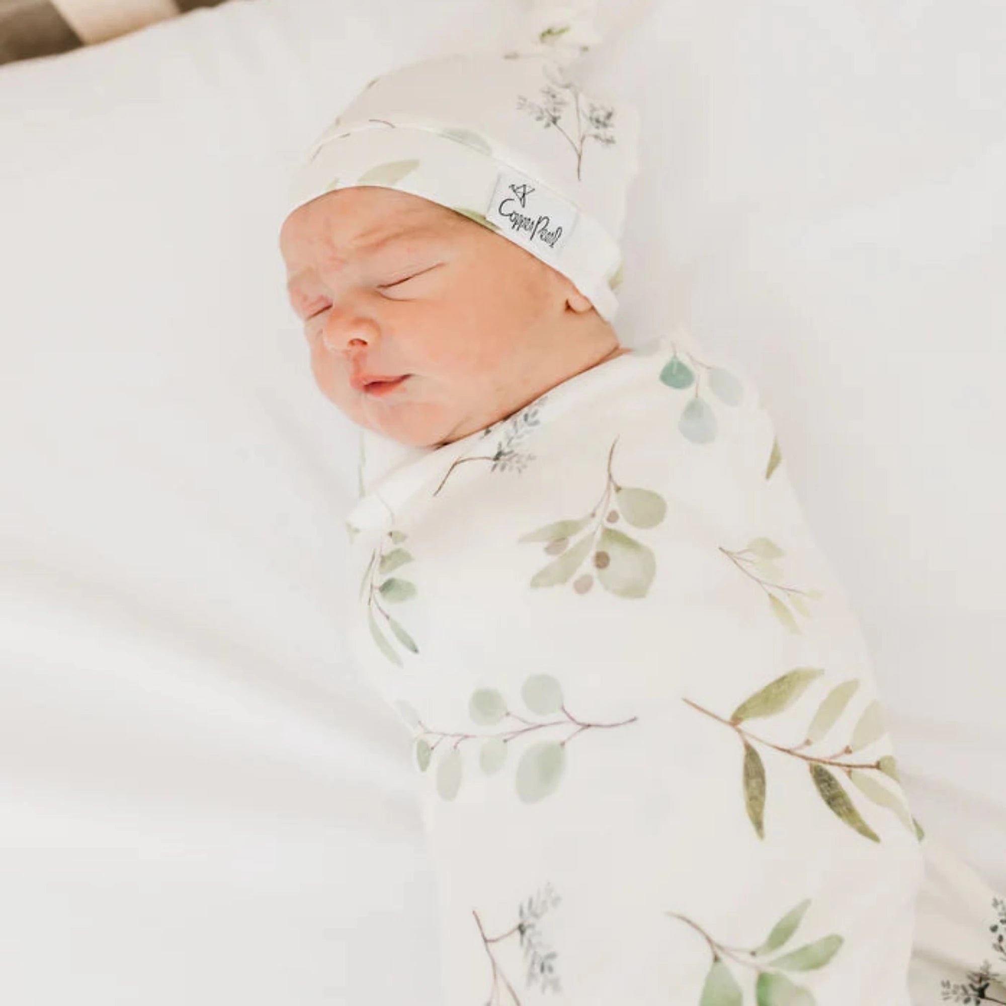 COPPER PEARL Swaddle Blanket - Haven