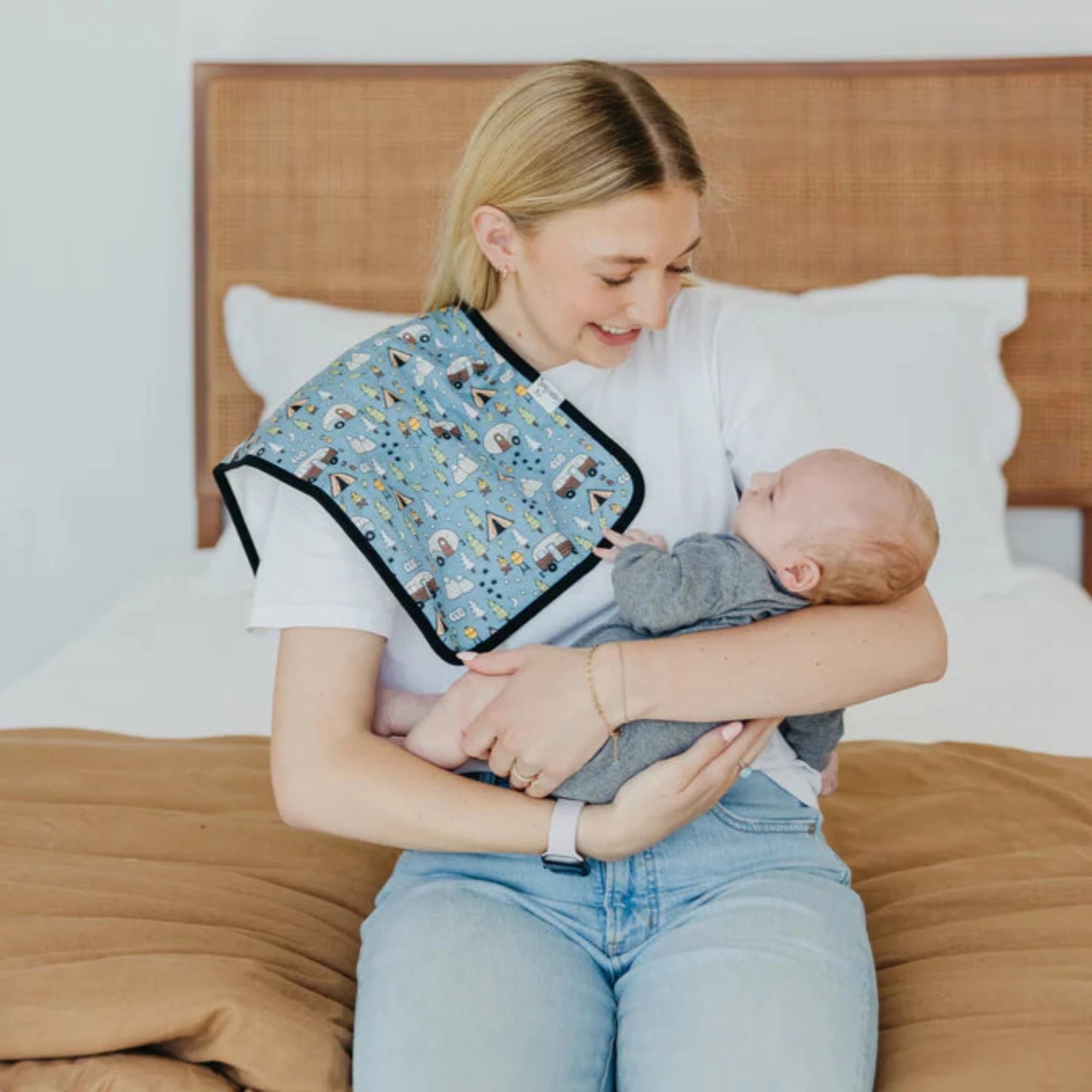 COPPER PEARL Burp Cloths - Bridger