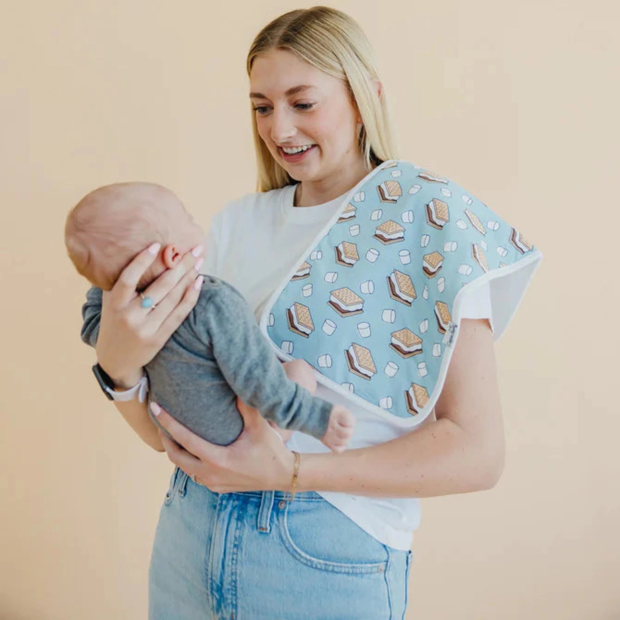 COPPER PEARL Burp Cloths - Bridger