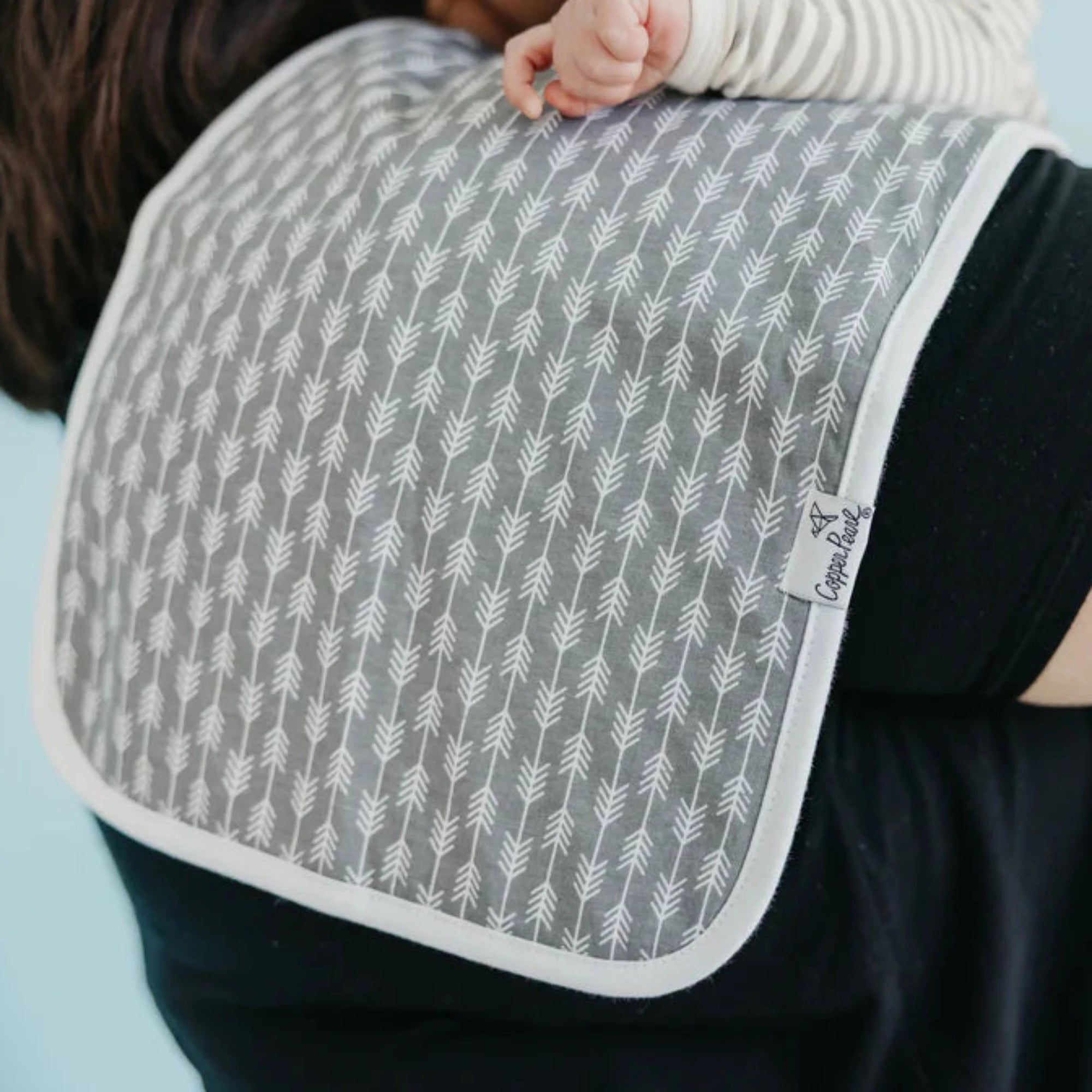 COPPER PEARL Burp Cloths - Bridger