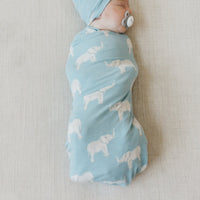 Thumbnail for COPPER PEARL Swaddle Blanket - Peanut