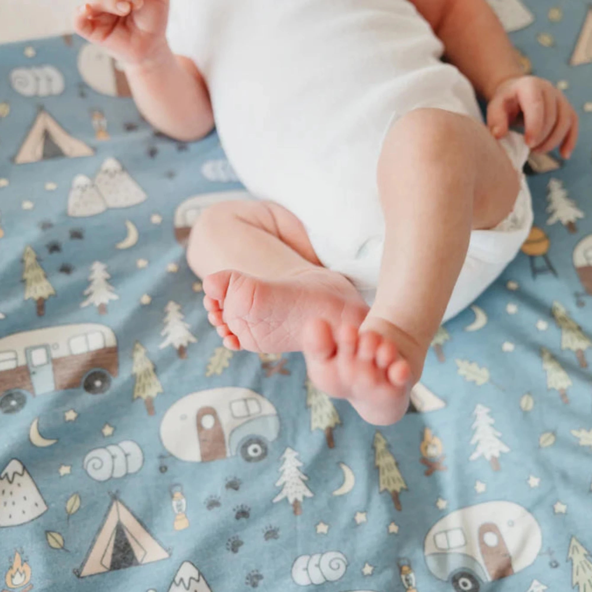 COPPER PEARL Swaddle Blanket - Bridger