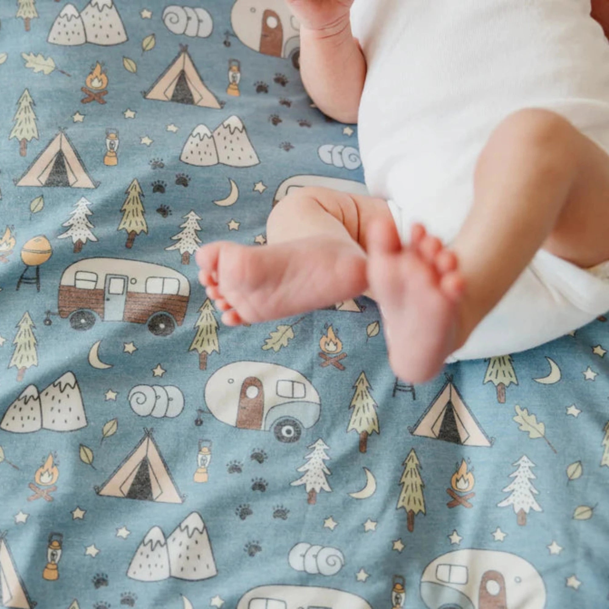 COPPER PEARL Swaddle Blanket - Bridger