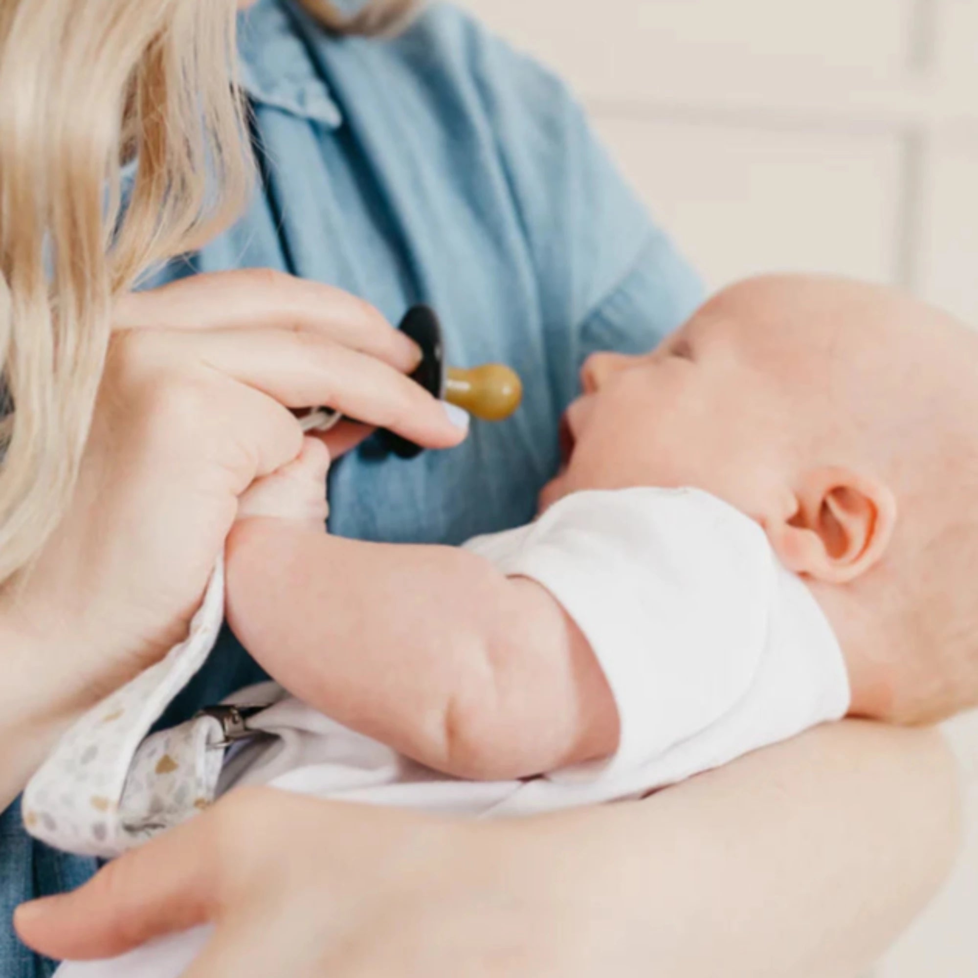 COPPER PEARL Pacifier Clips - Rex
