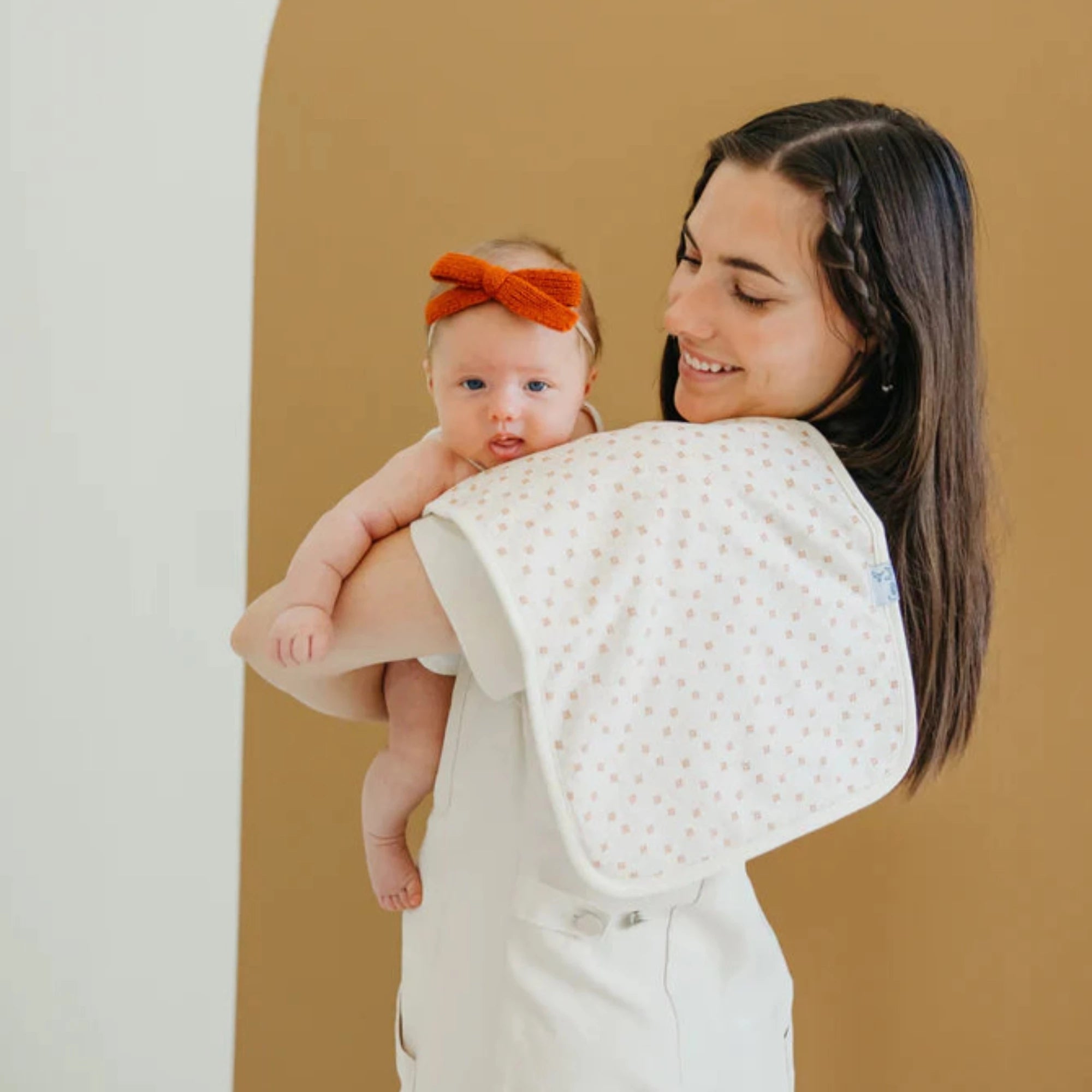 COPPER PEARL Burp Cloths - Eden