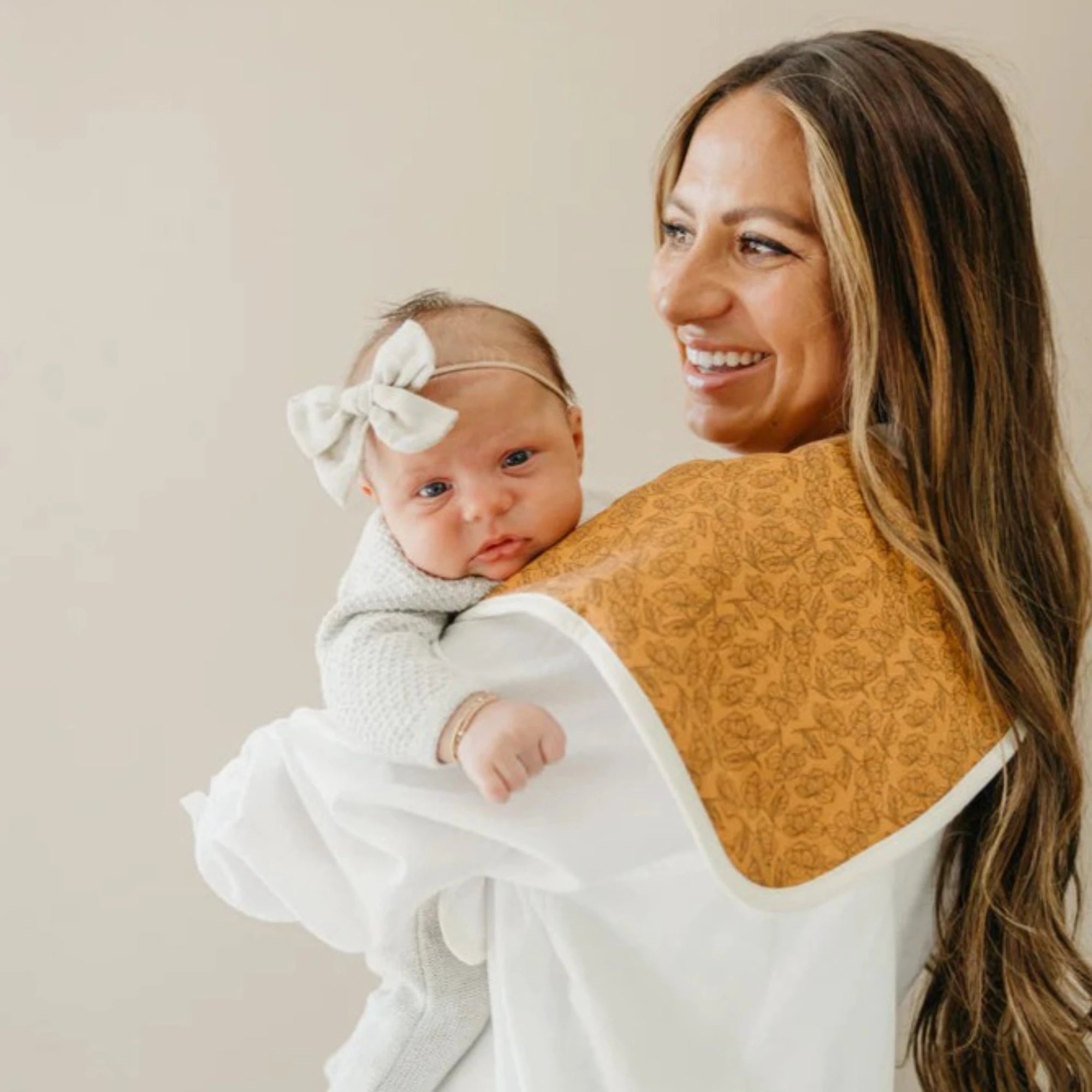 COPPER PEARL Burp Cloths - Eden