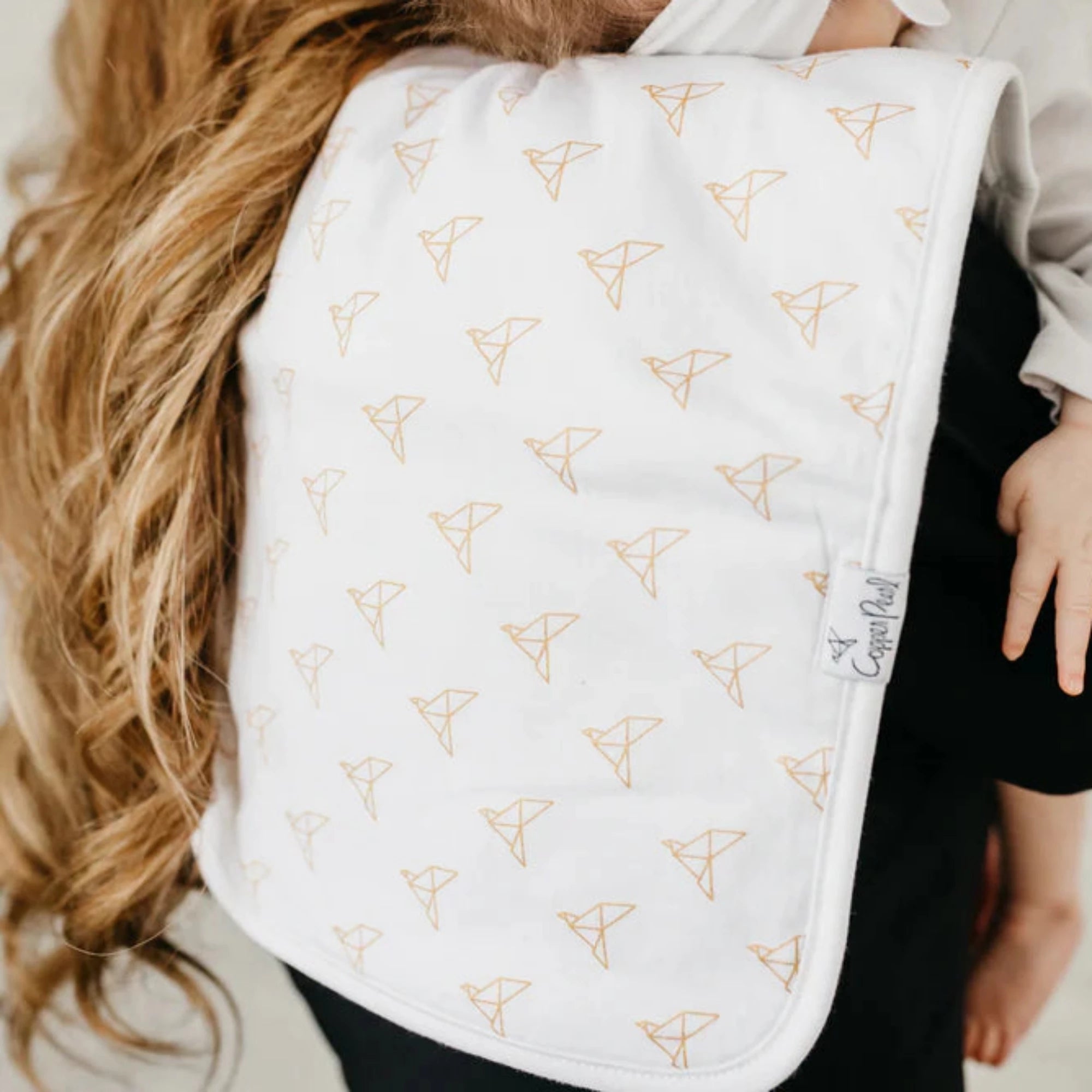 COPPER PEARL Burp Cloths - Haven