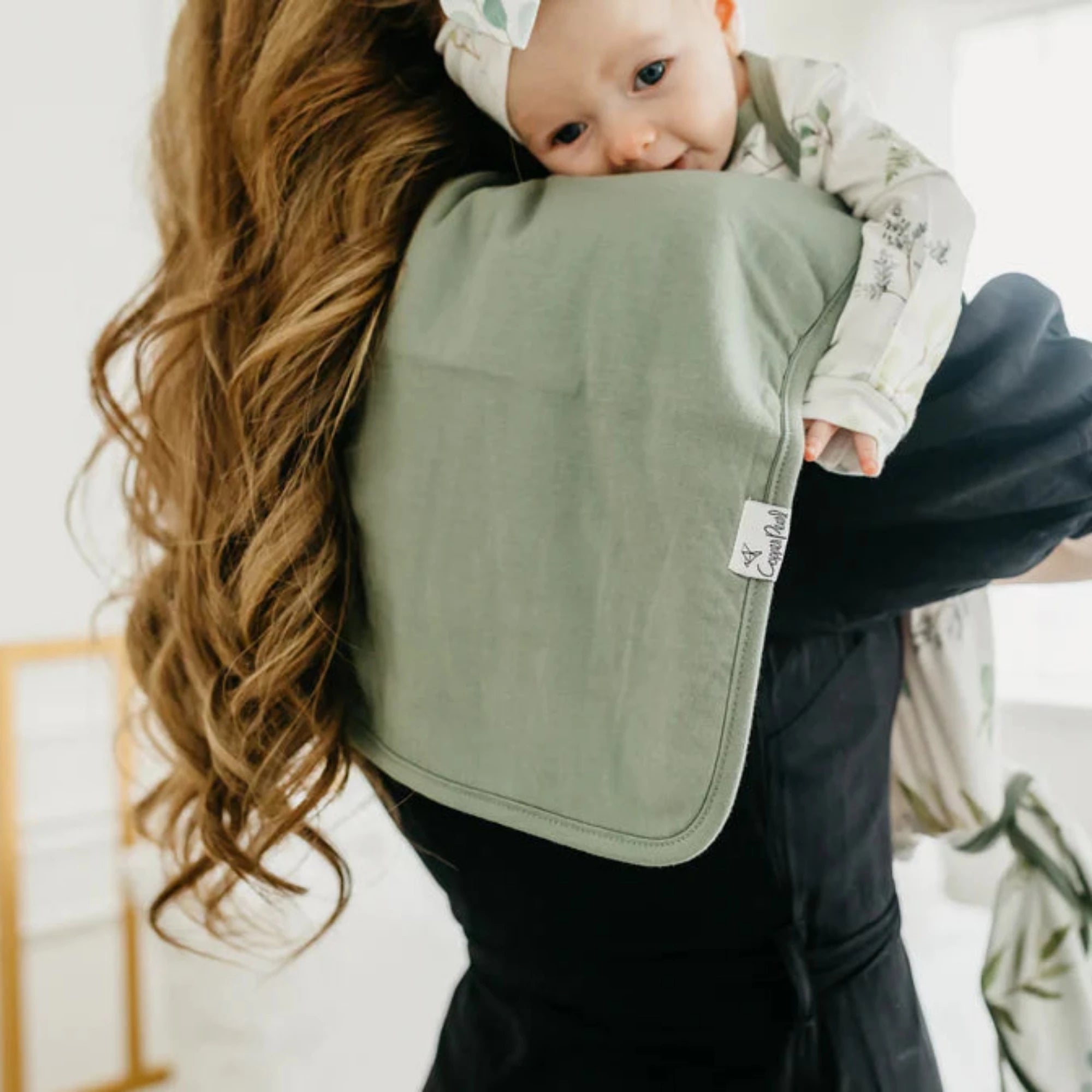 COPPER PEARL Burp Cloths - Haven