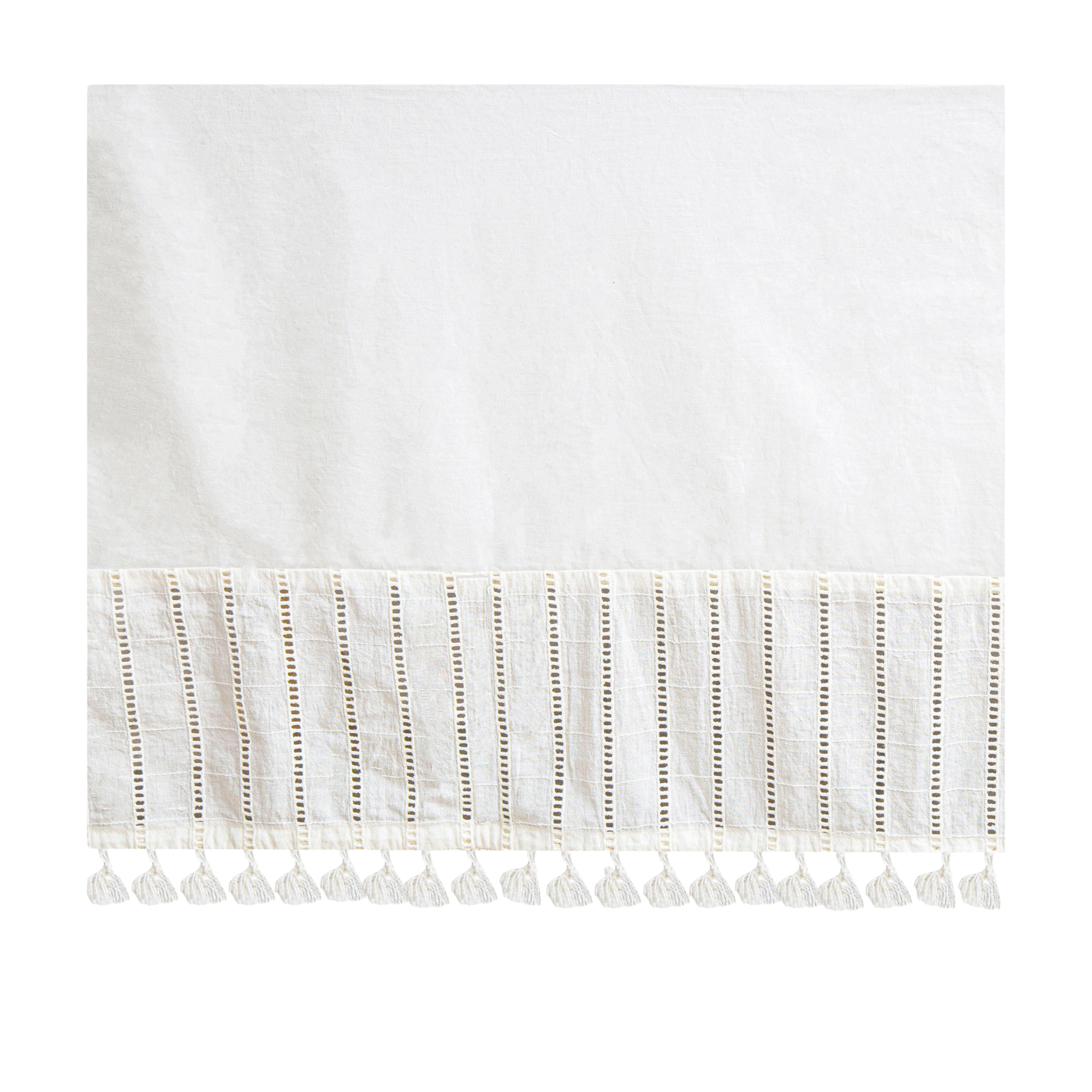 CRANE Boho Crib Skirt - Off-White