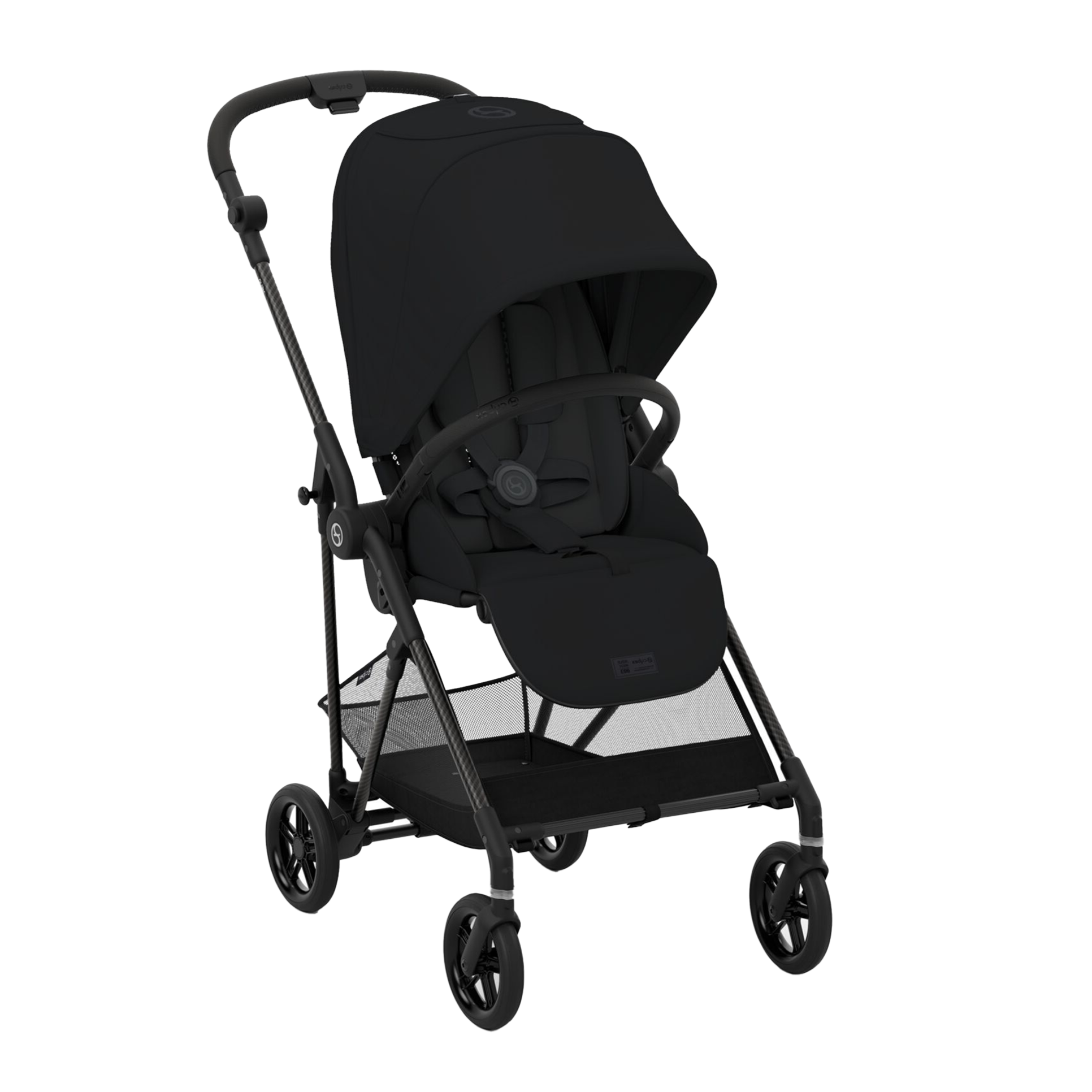 Poussette ultra-légère CYBEX Melio Carbon 3 - Noir lunaire