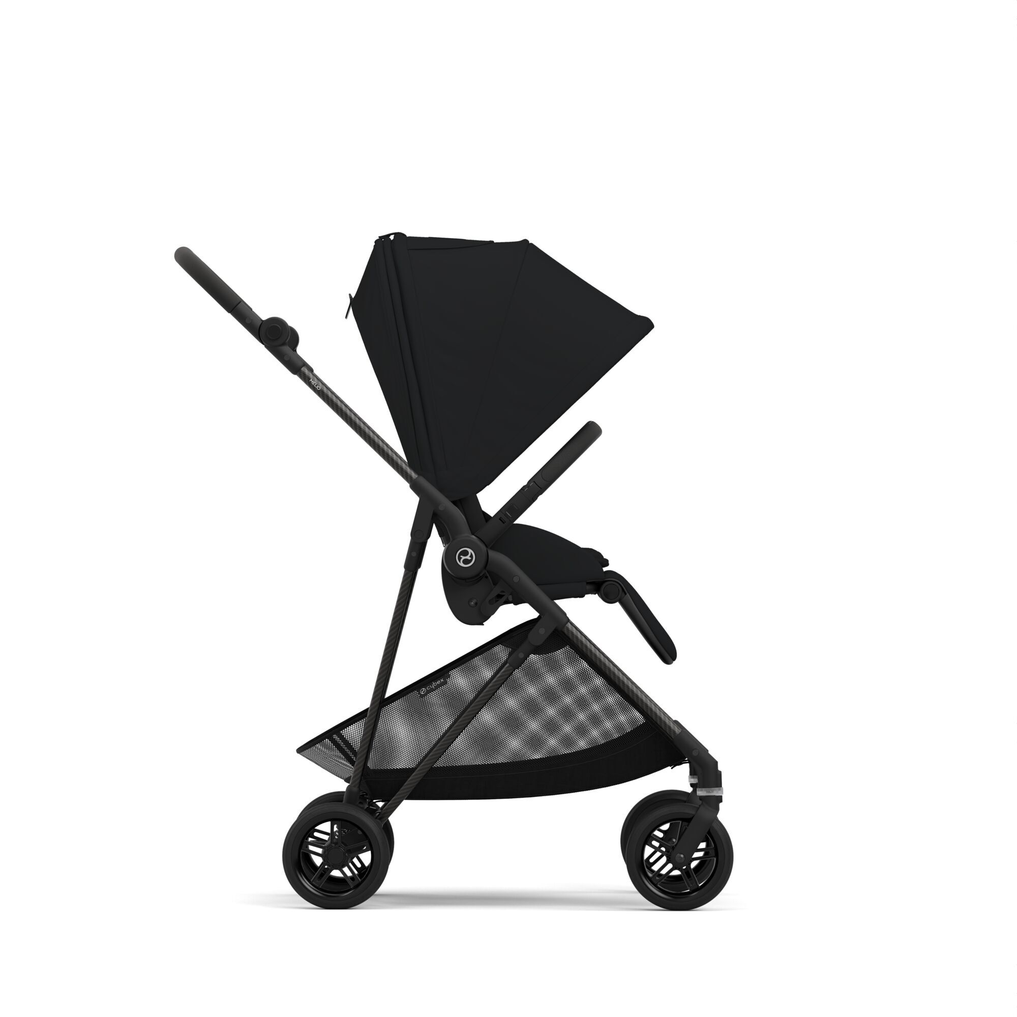 Poussette ultra-légère CYBEX Melio Carbon 3 - Noir lunaire