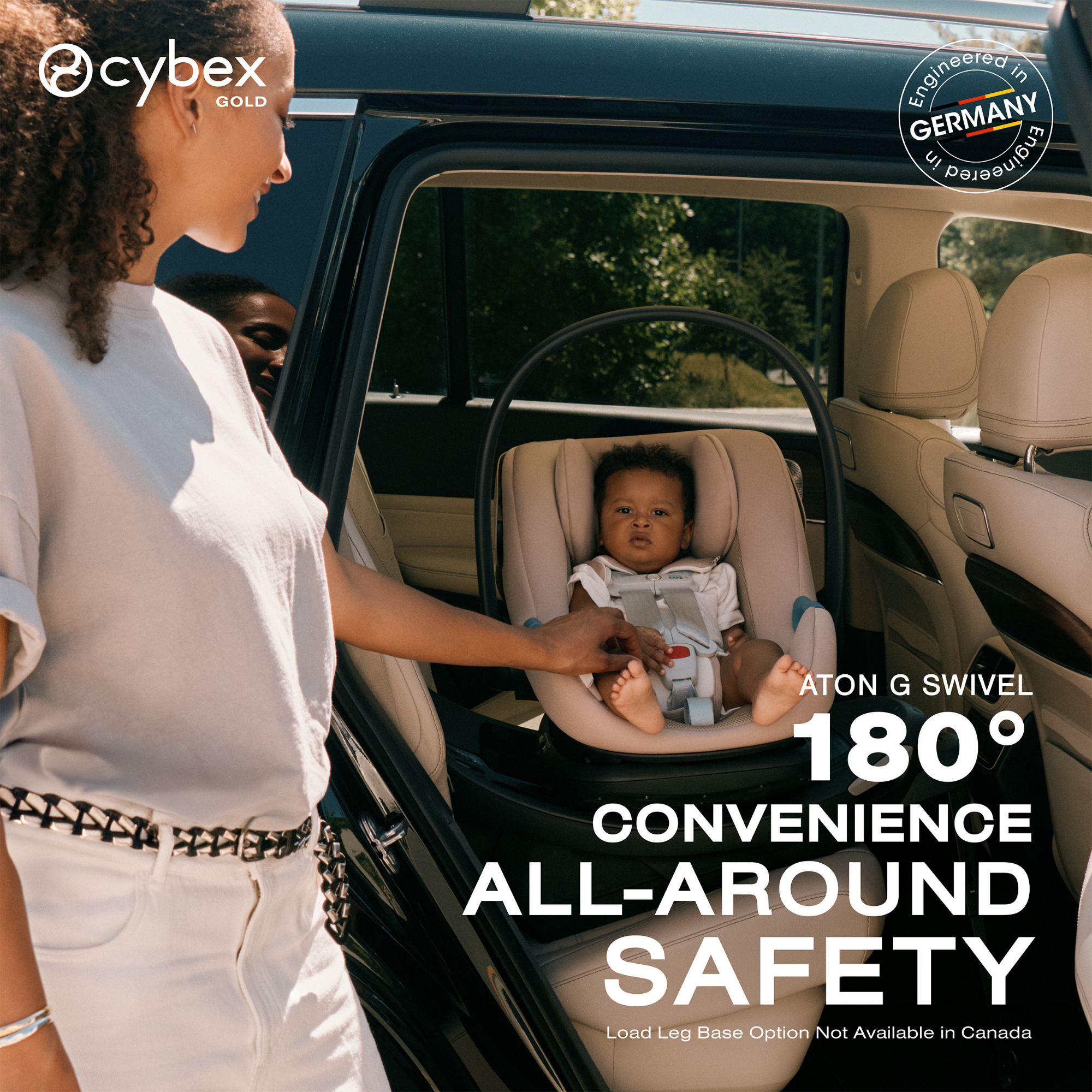 Siège auto pivotant pour bébé CYBEX Aton G avec SensorSafe