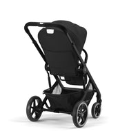 Thumbnail for CYBEX Balios S Lux 2 Stroller + Aton 2 Car Seat - Black-Moon Black / Lavastone Black