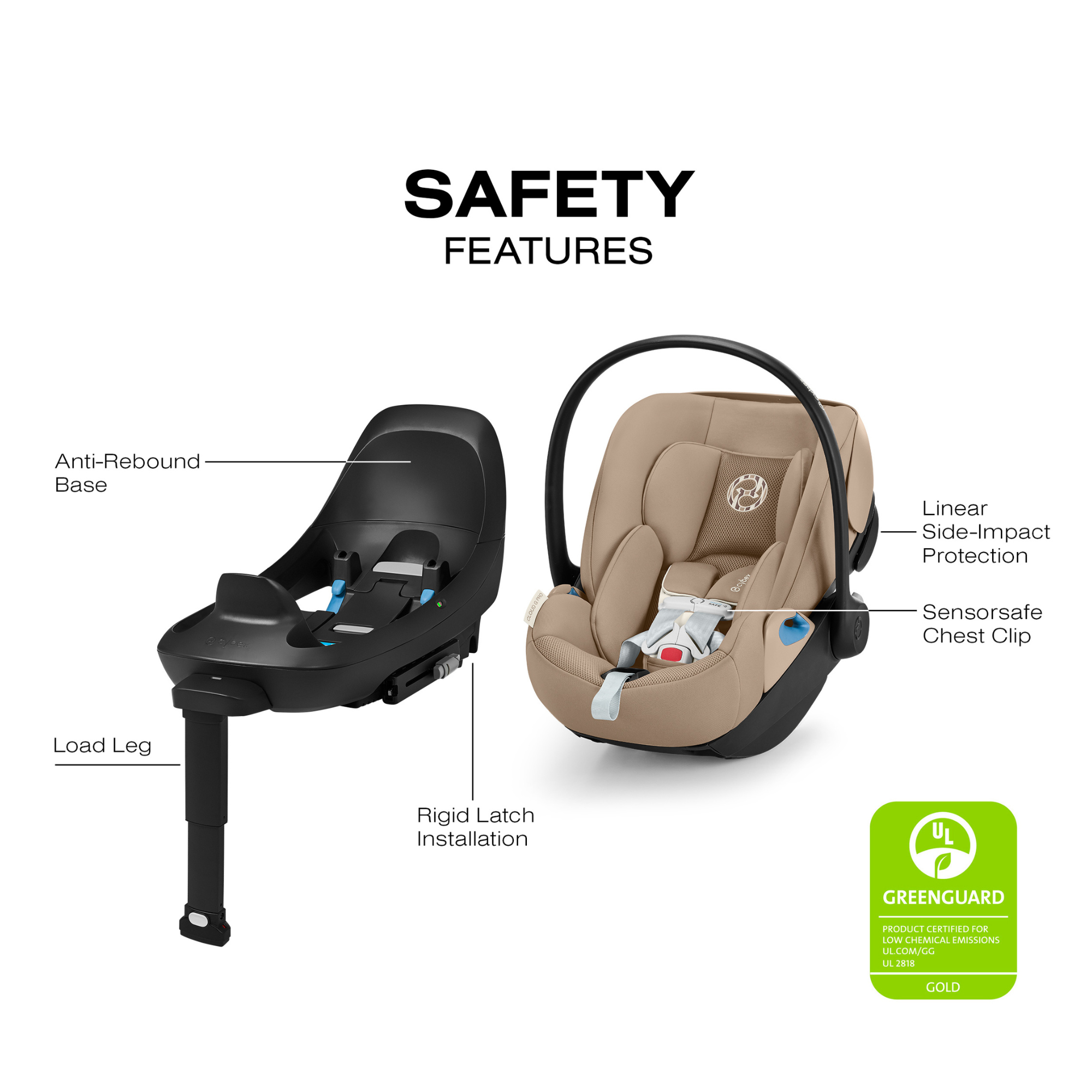 CYBEX Gazelle S + Cloud G Pro Travel System - Almond Beige