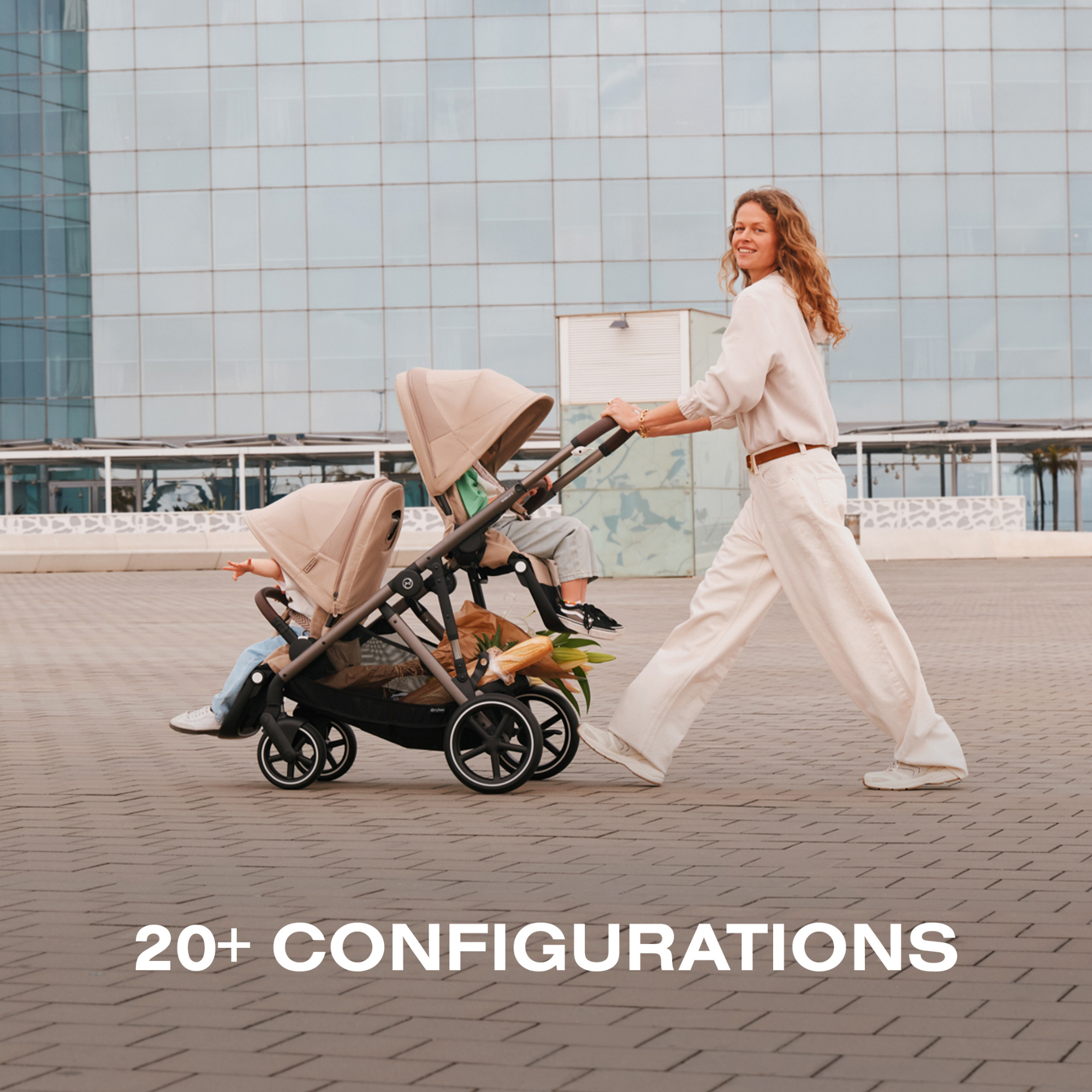 CYBEX Gazelle S + Cloud G Pro Travel System - Almond Beige