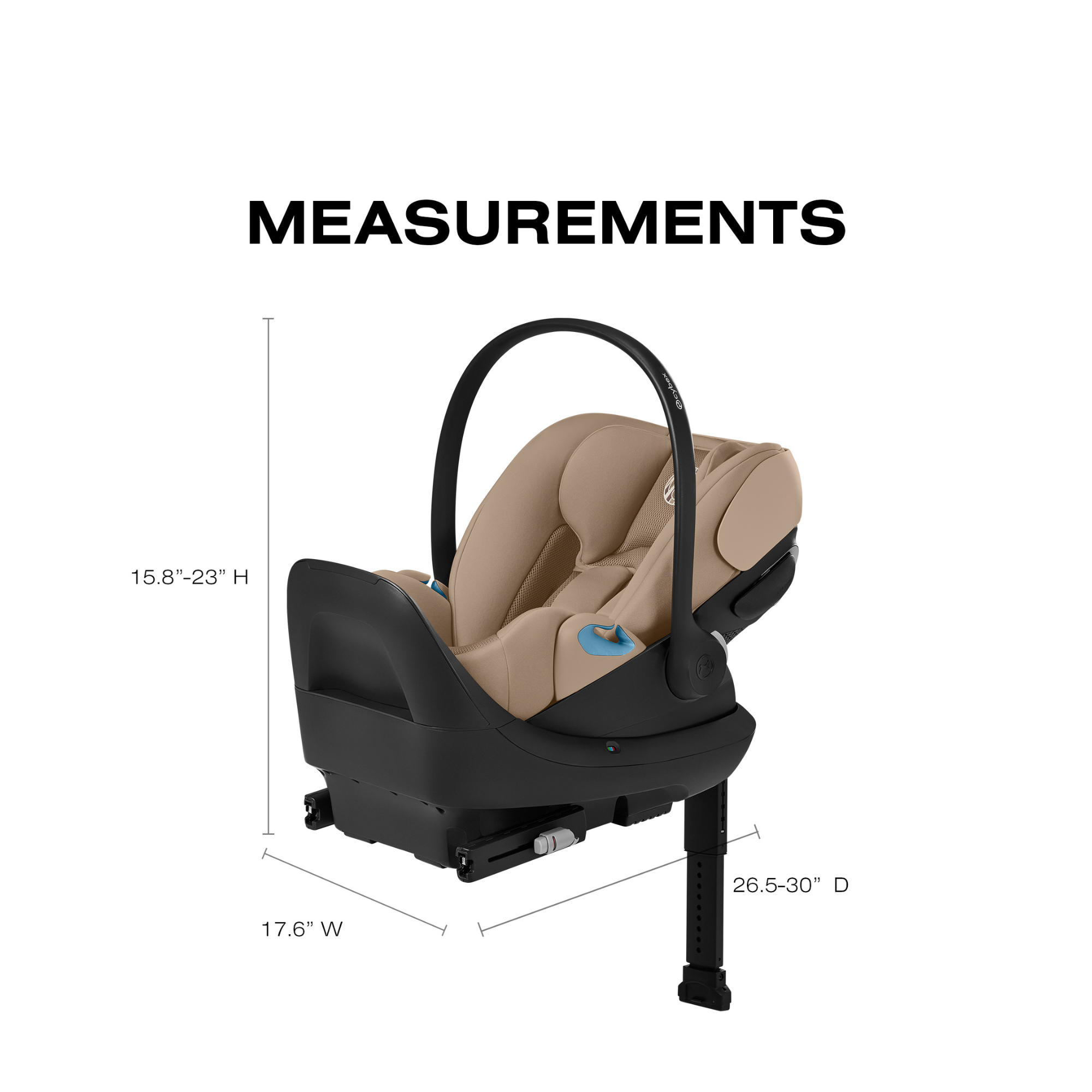 CYBEX Gazelle S + Cloud G Pro Travel System - Almond Beige