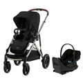 CYBEX Gazelle S + Cloud G Pro Travel System - Moon Black