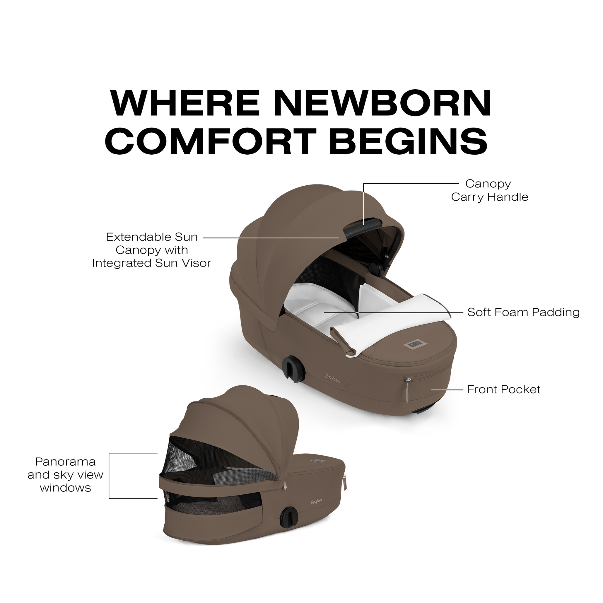 CYBEX Mios/Coya Folding Carry Cot