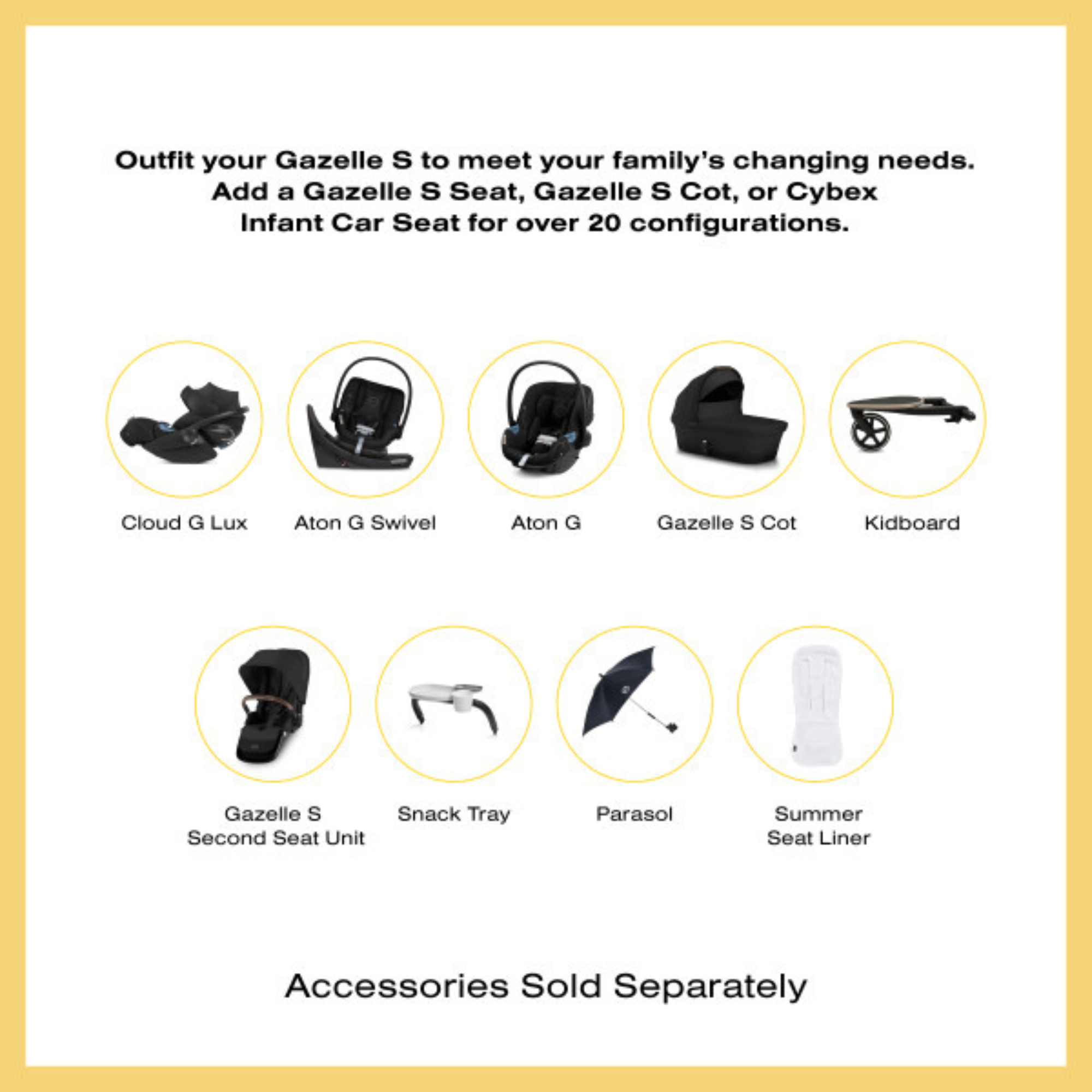 Poussette CYBEX Gazelle S 2