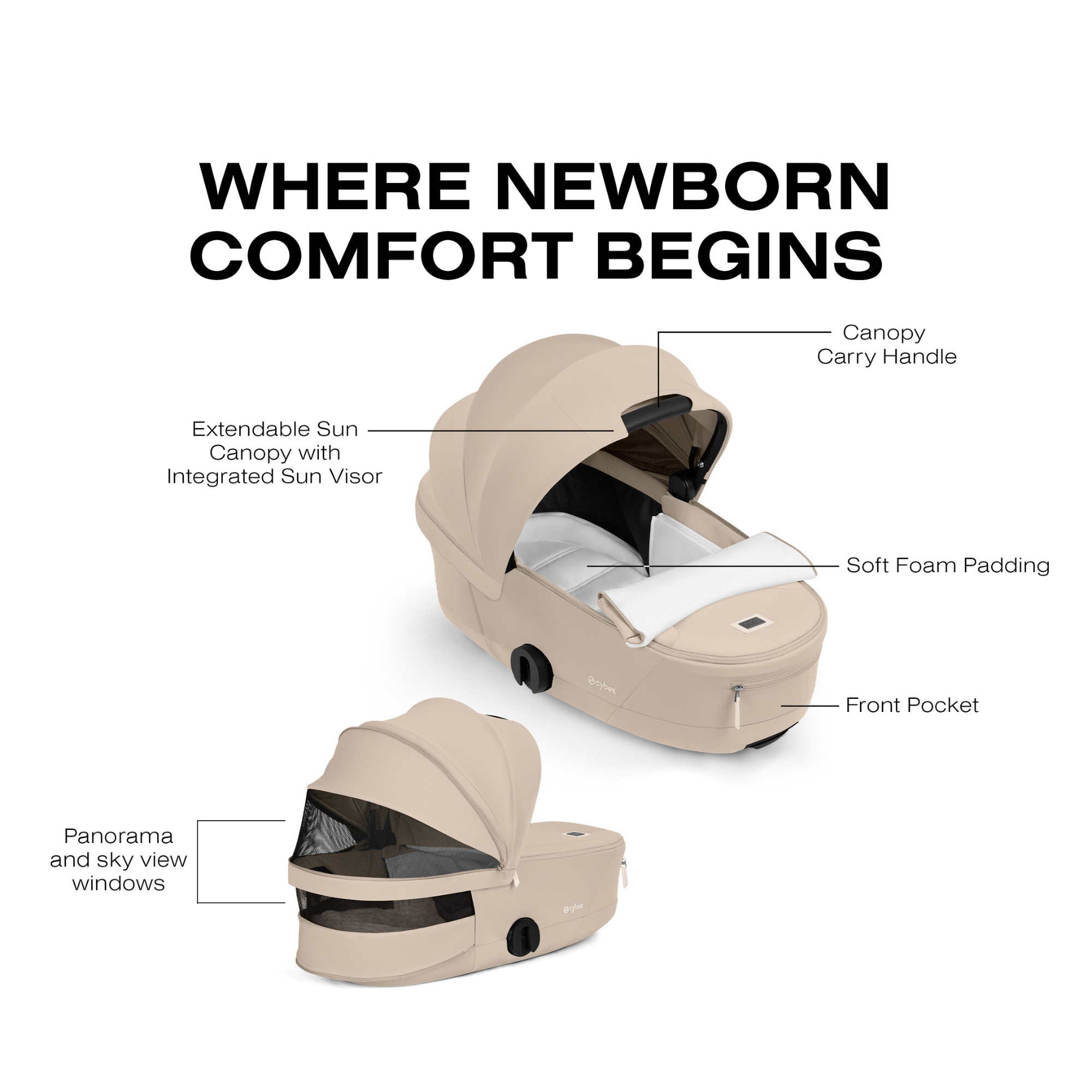 CYBEX Mios/Coya Folding Carry Cot