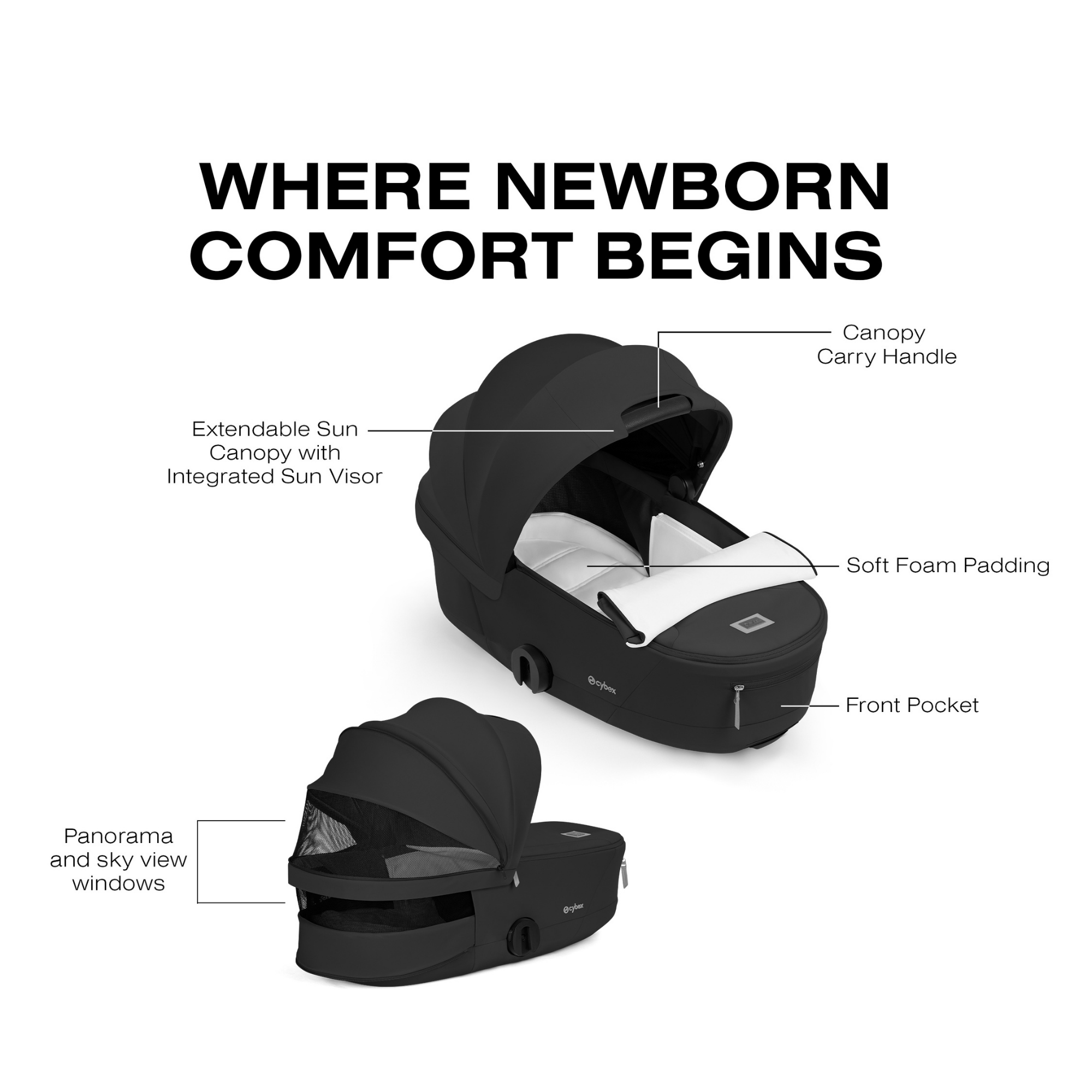 CYBEX Mios/Coya Folding Carry Cot