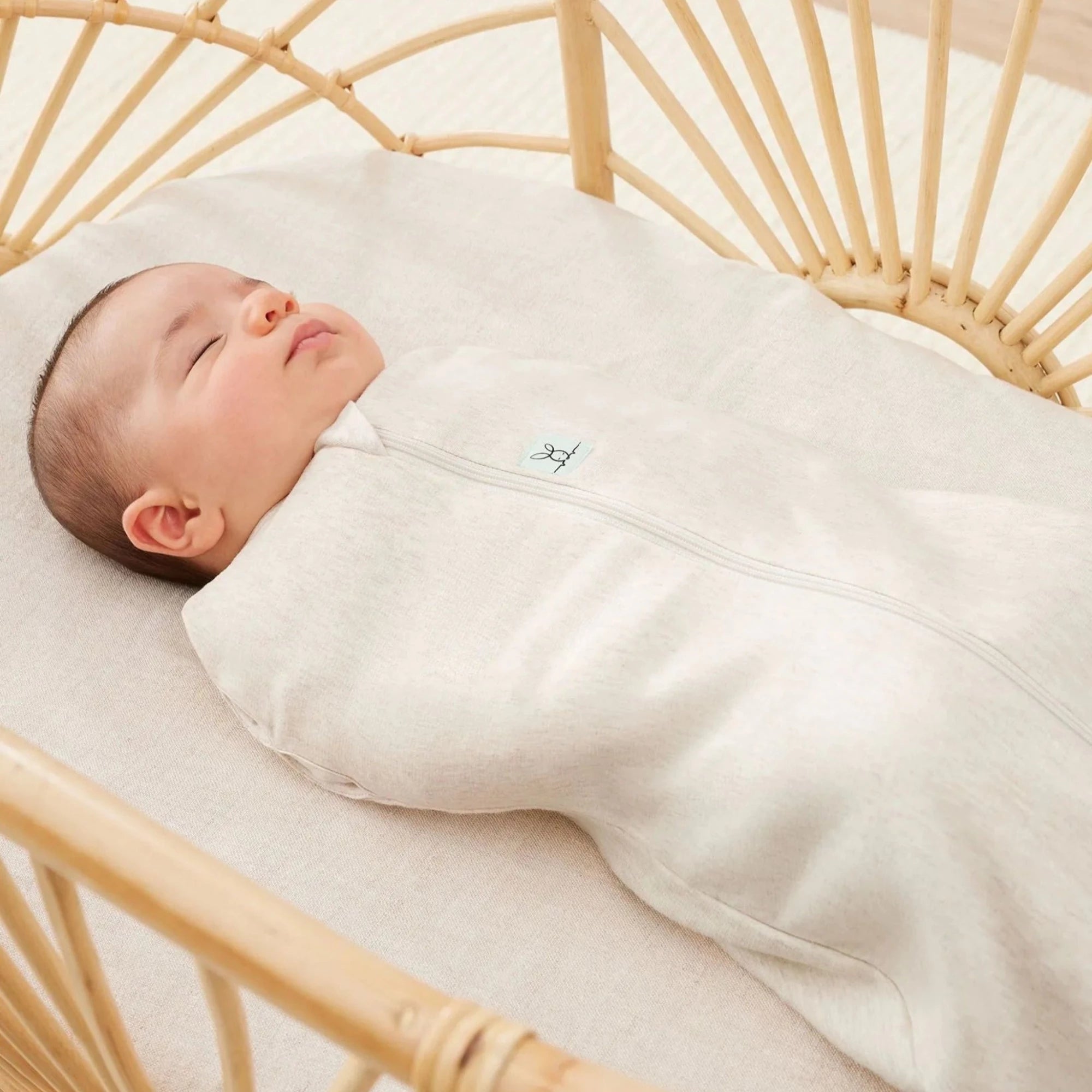 ERGOPOUCH Cocoon Swaddle Bag - Oatmeal Marle