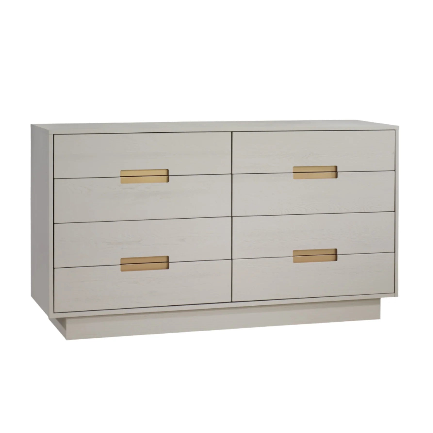 NATART Como Crib + 8-Drawer Dresser + Chest Bundle Dove (LIMITED QUANTITY)