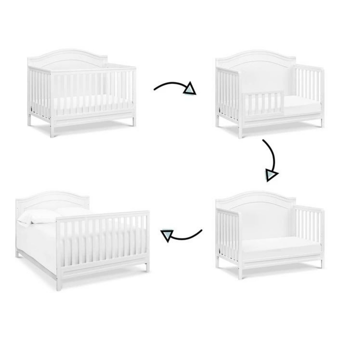 DaVinci Charlie 4 in 1 Convertible Crib Kido Bebe