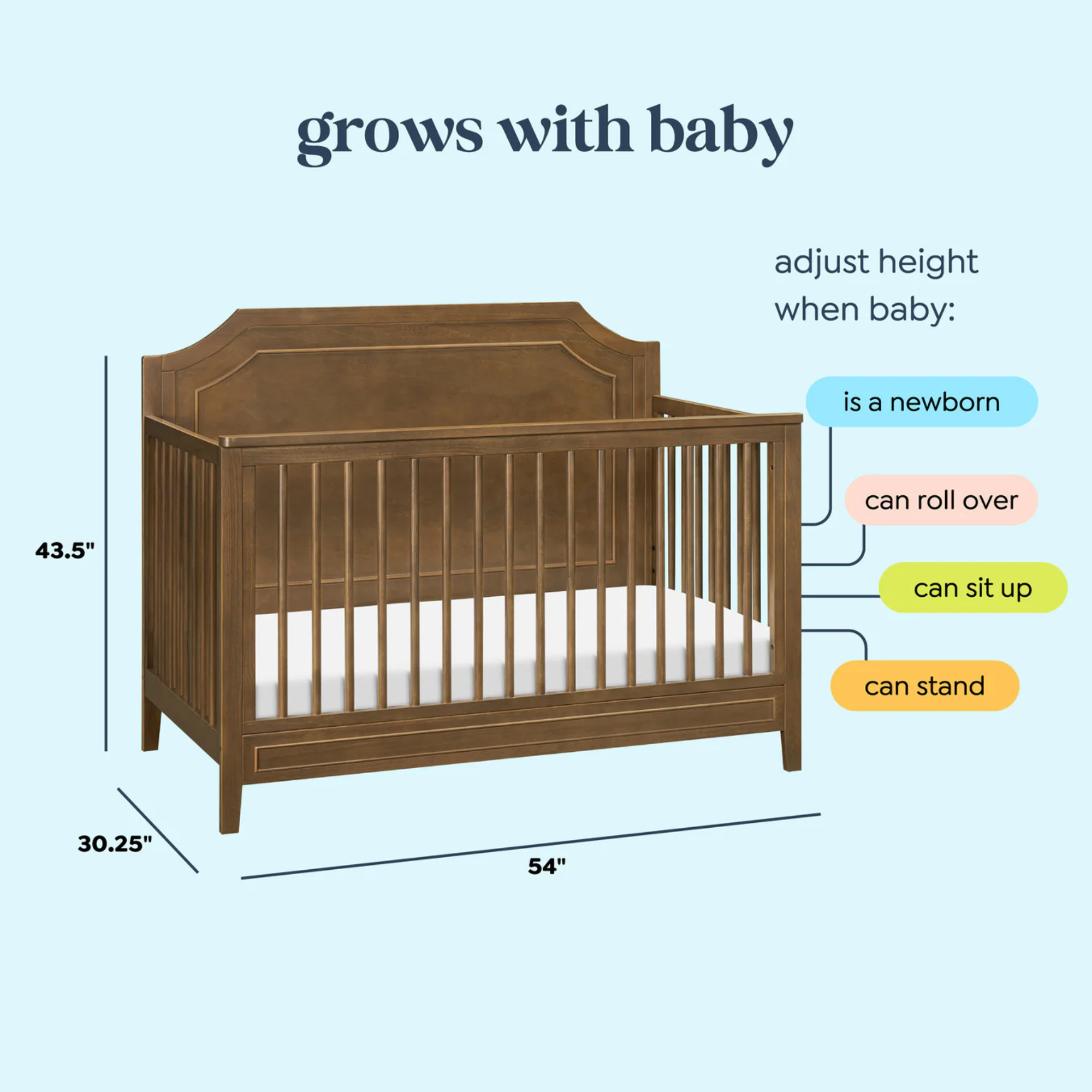 DAVINCI Chloe Regency 4-in-1 Convertible Crib