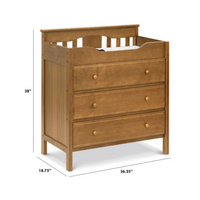 Thumbnail for DAVINCI Jayden 3-Drawer Changer Dresser