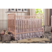 Thumbnail for DAVINCI Jenny Lind 3-in-1 Convertible Crib - Blush Pink