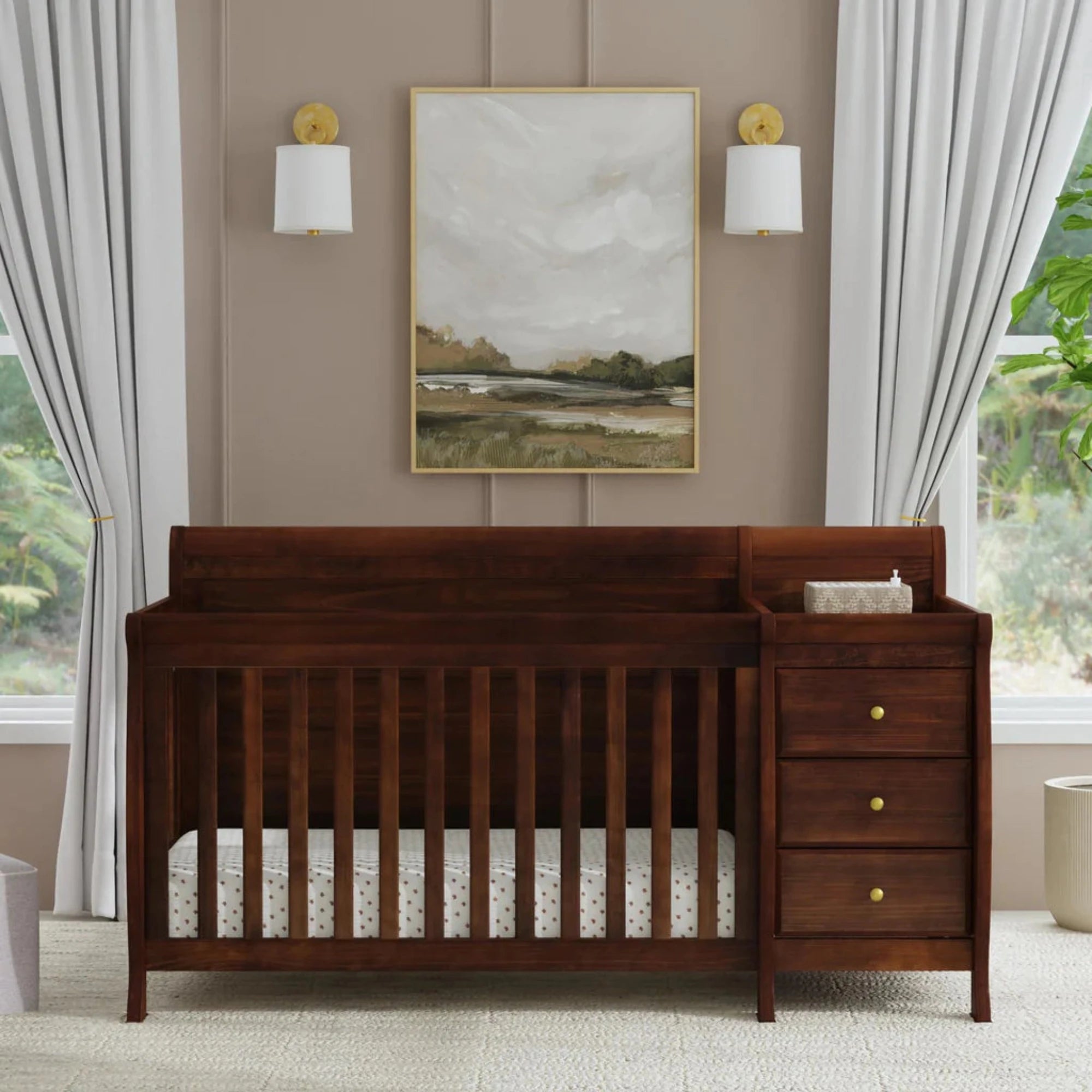 DAVINCI Kalani 4-in-1 Convertible Crib & Changer