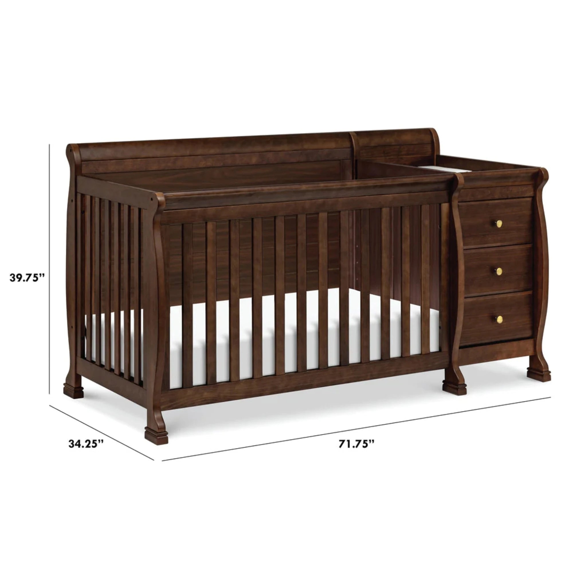 DAVINCI Kalani 4-in-1 Convertible Crib & Changer