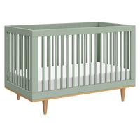 Thumbnail for DAVINCI Marley 3-In-1 Convertible Crib - Light Sage/Honey