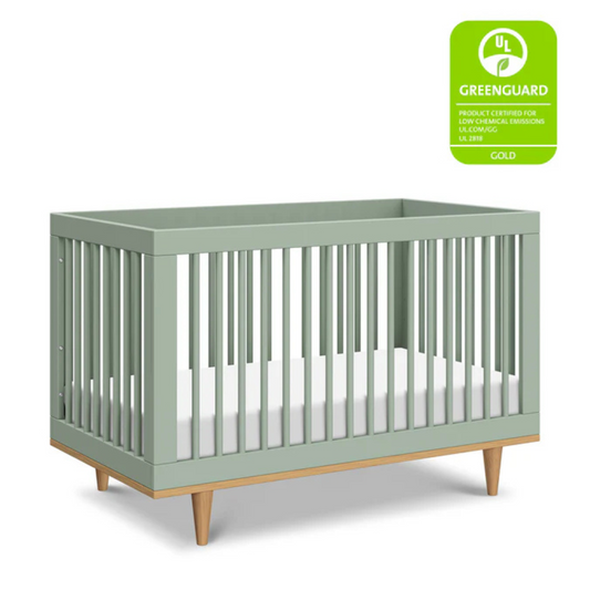 DAVINCI Marley 3-In-1 Convertible Crib - Light Sage/Honey