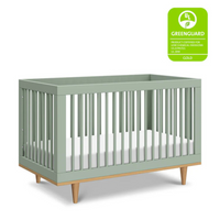 Thumbnail for DAVINCI Marley 3-In-1 Convertible Crib - Light Sage/Honey