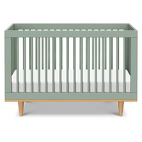 Thumbnail for DAVINCI Marley 3-In-1 Convertible Crib - Light Sage/Honey