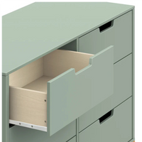 Thumbnail for DAVINCI Marley 6-Drawer Double Dresser - Light Sage/Honey