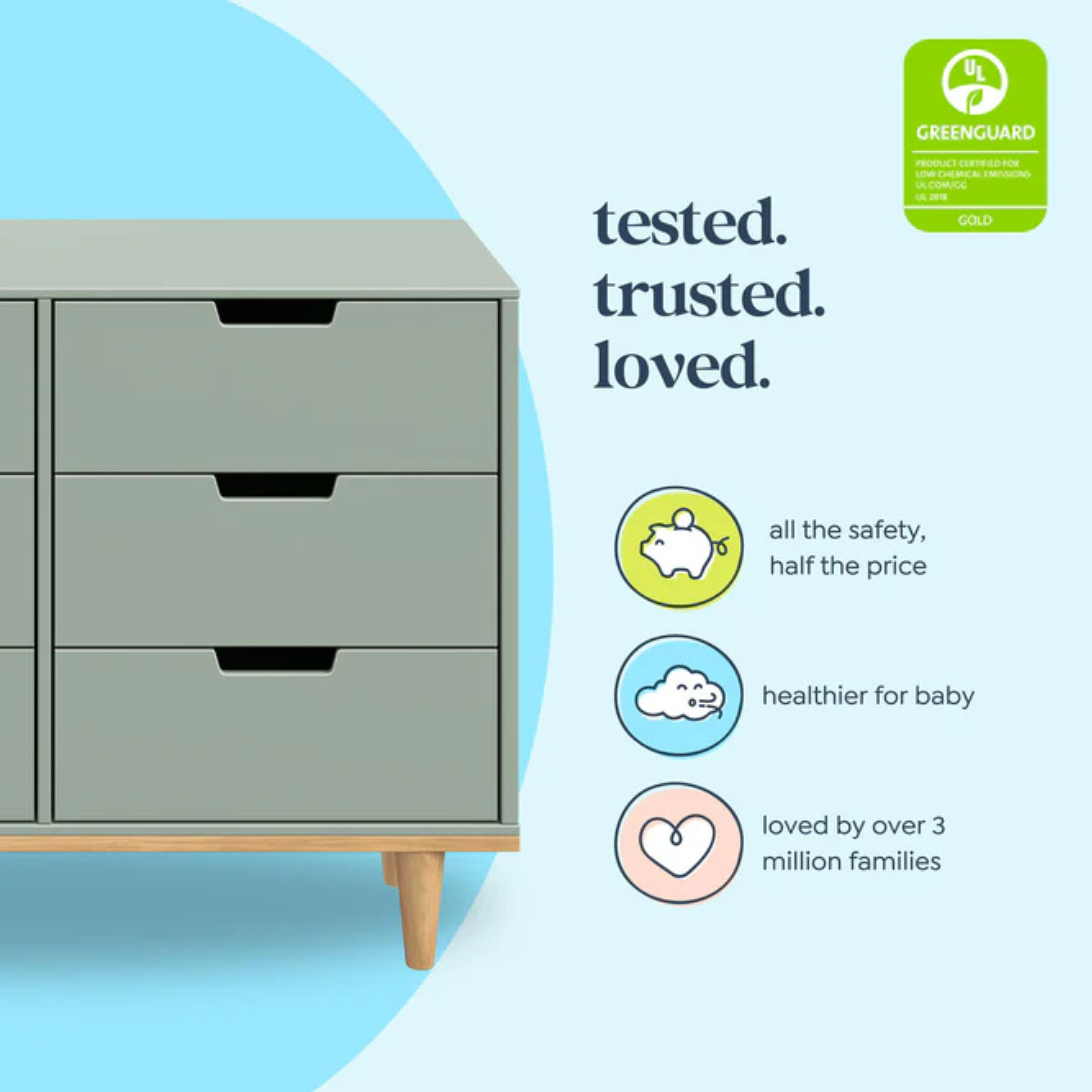 DAVINCI Marley 6-Drawer Double Dresser