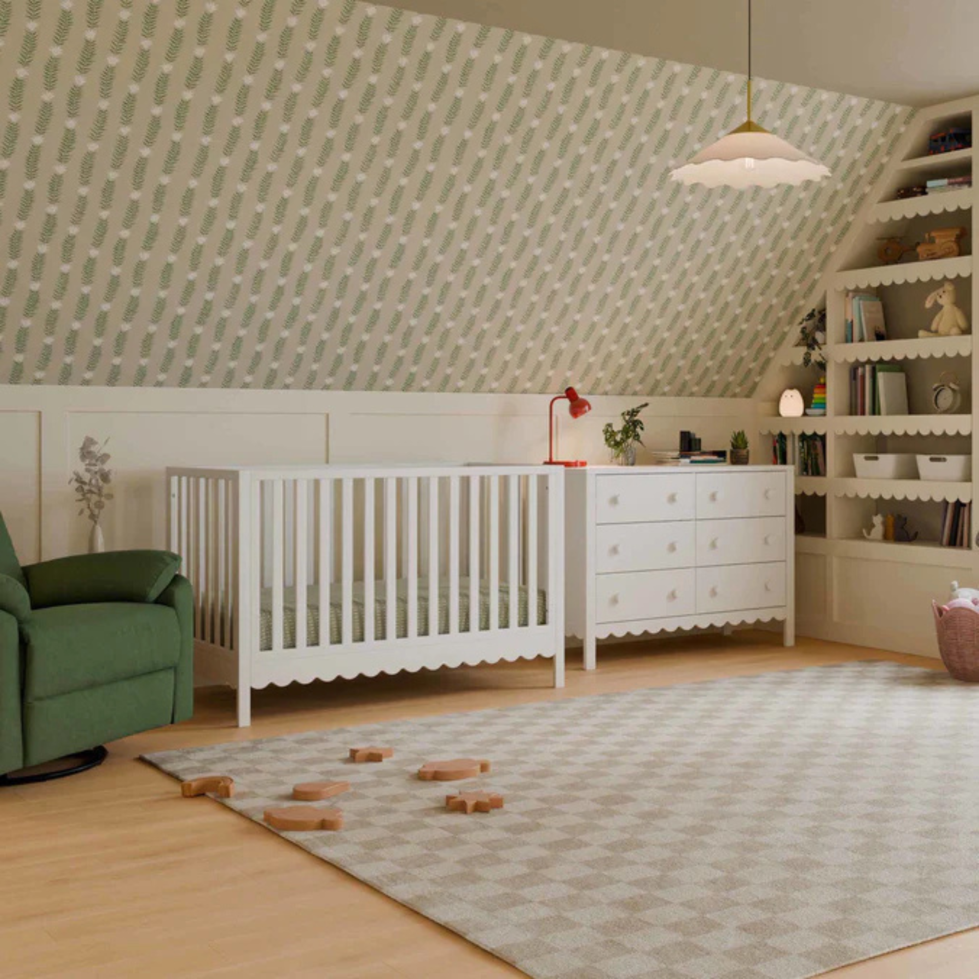 Lit bébé convertible 4 en 1 DAVINCI Sammy Scallop