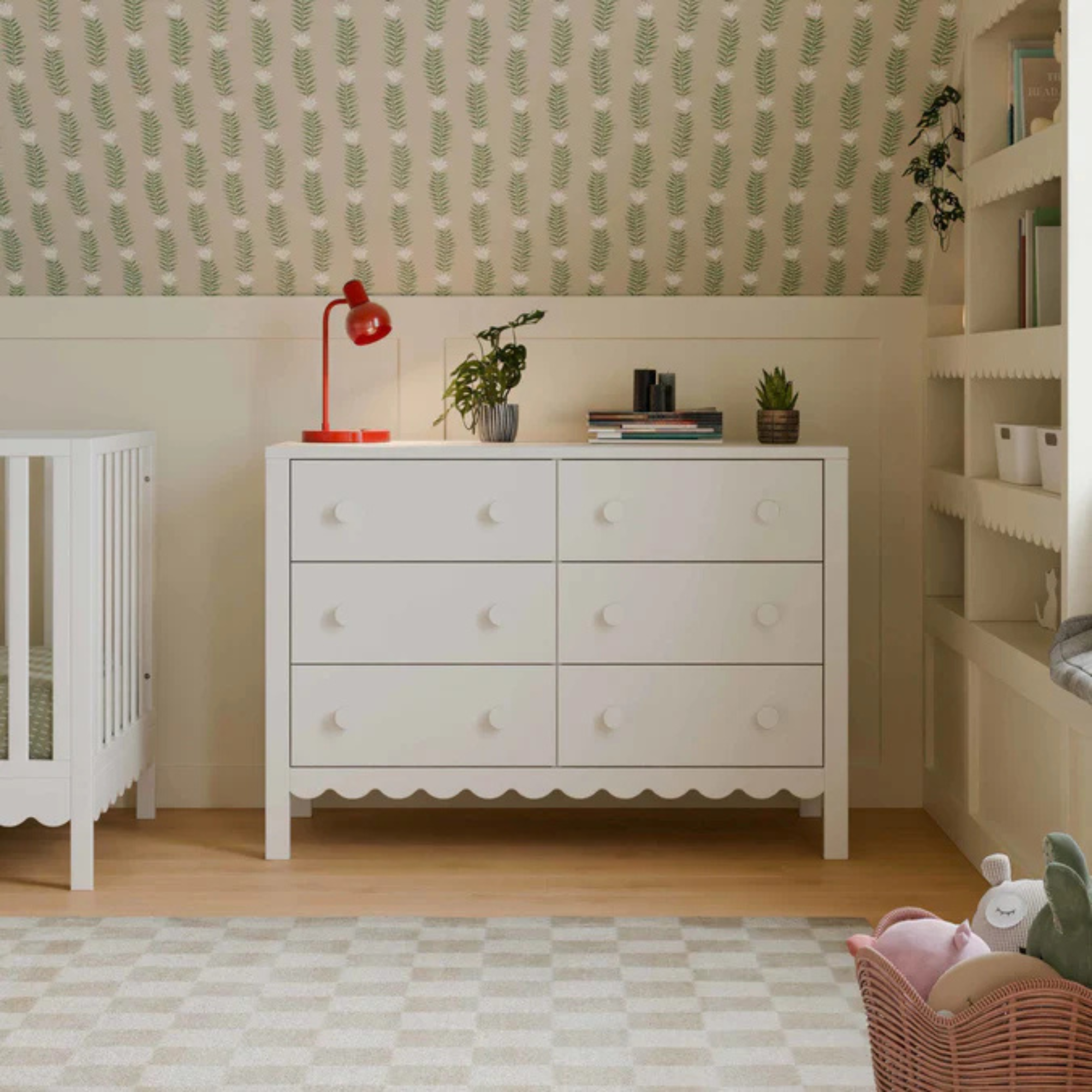 Commode 6 tiroirs DAVINCI Sammy Scallop