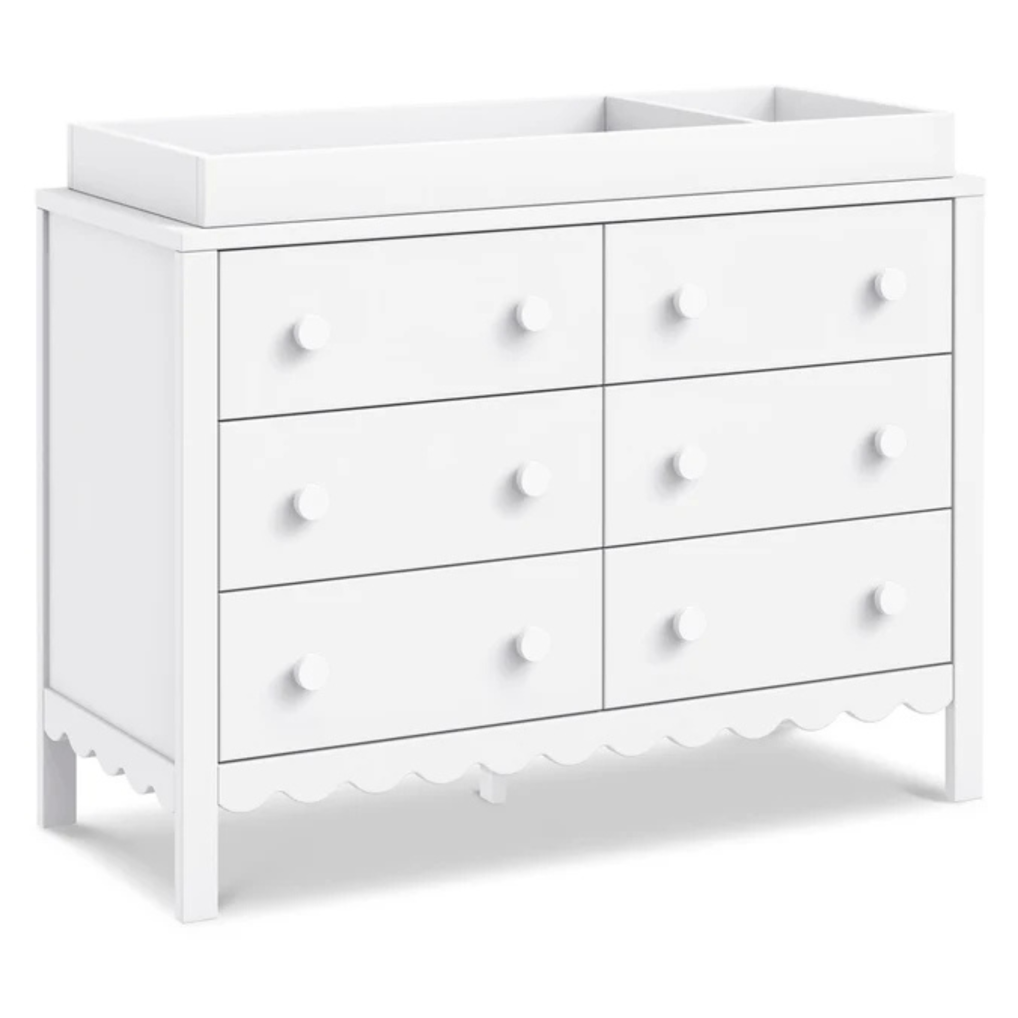 Commode 6 tiroirs DAVINCI Sammy Scallop