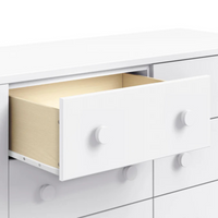 Thumbnail for DAVINCI Sammy Scallop 6-Drawer Dresser - White