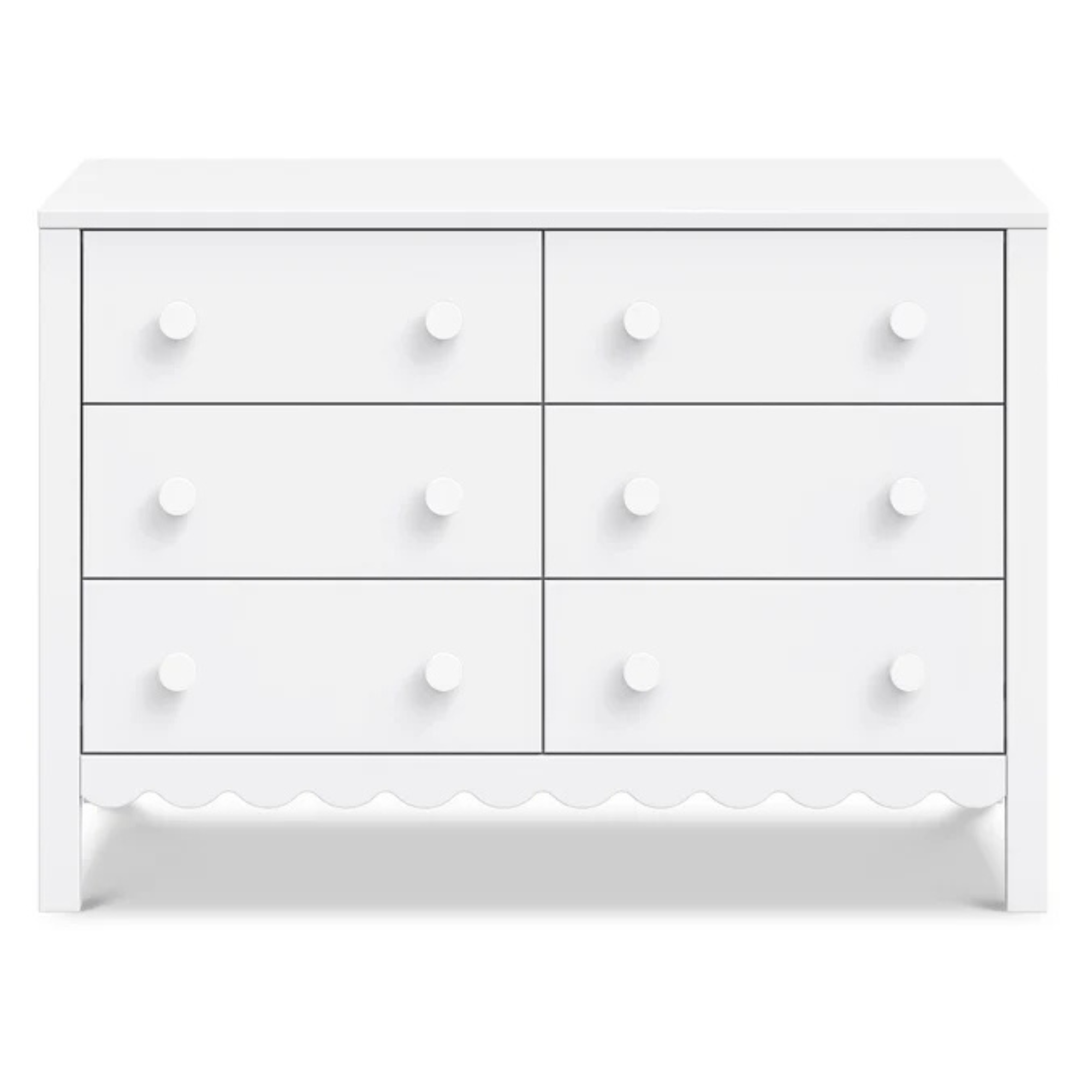 Commode 6 tiroirs DAVINCI Sammy Scallop