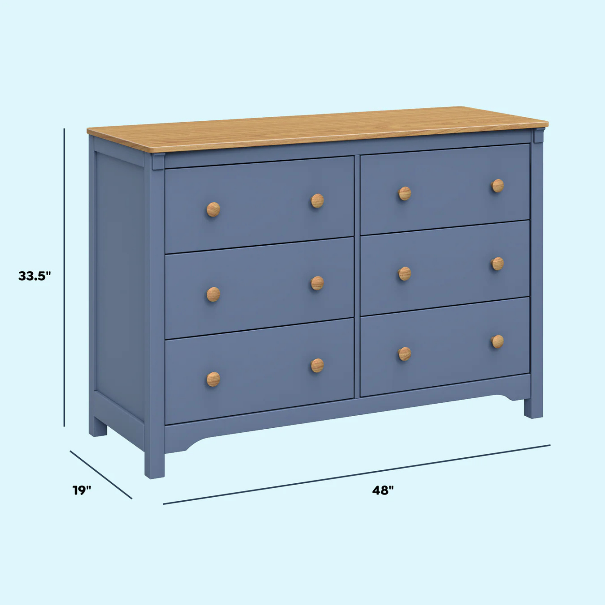DAVINCI Shea 6-Drawer Dresser