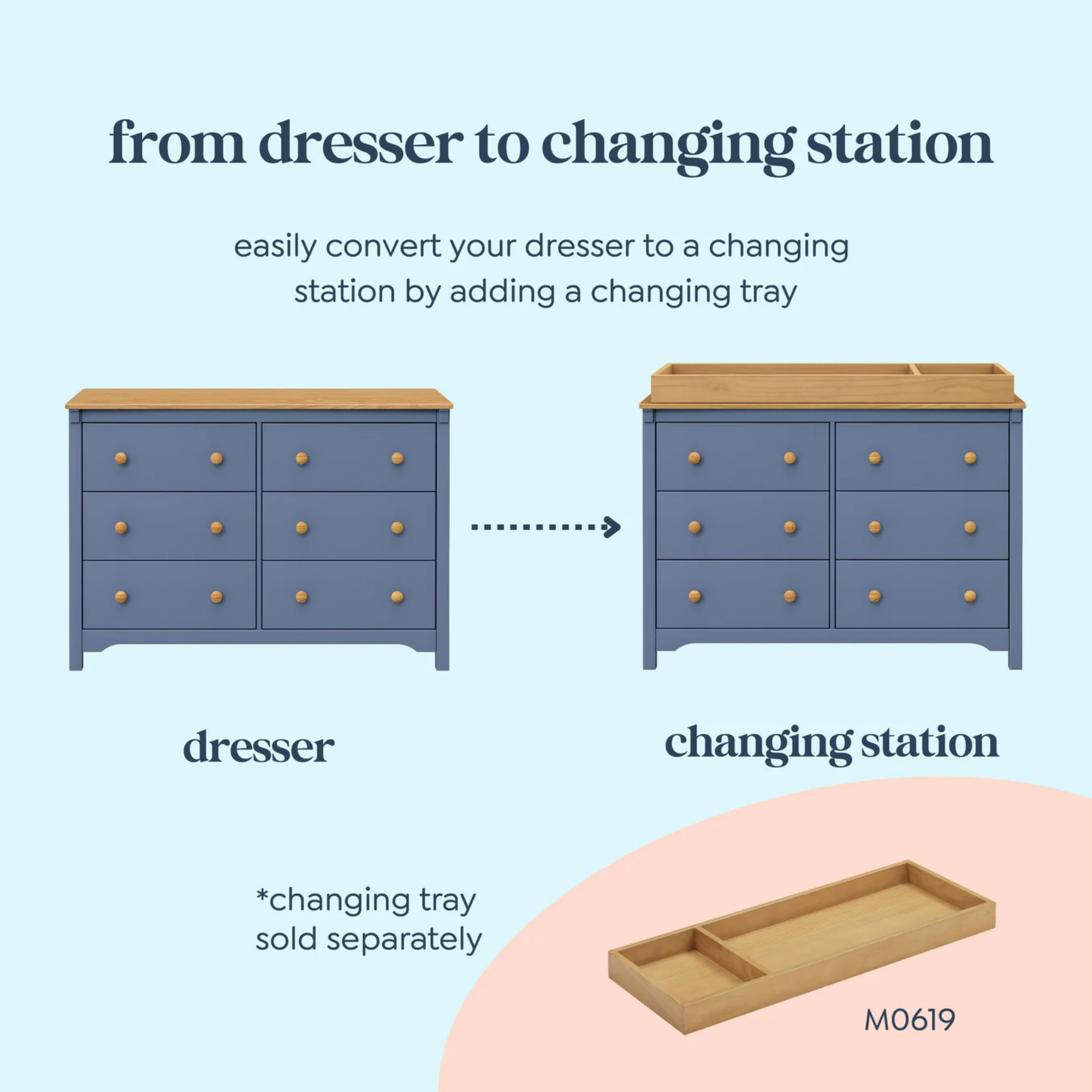 DAVINCI | Shea 6-Drawer Dresser