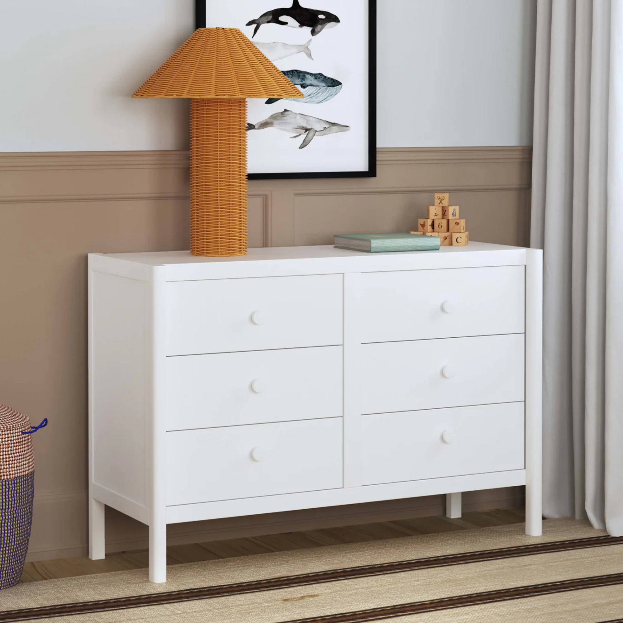 Commode 6 tiroirs DAVINCI Birdie